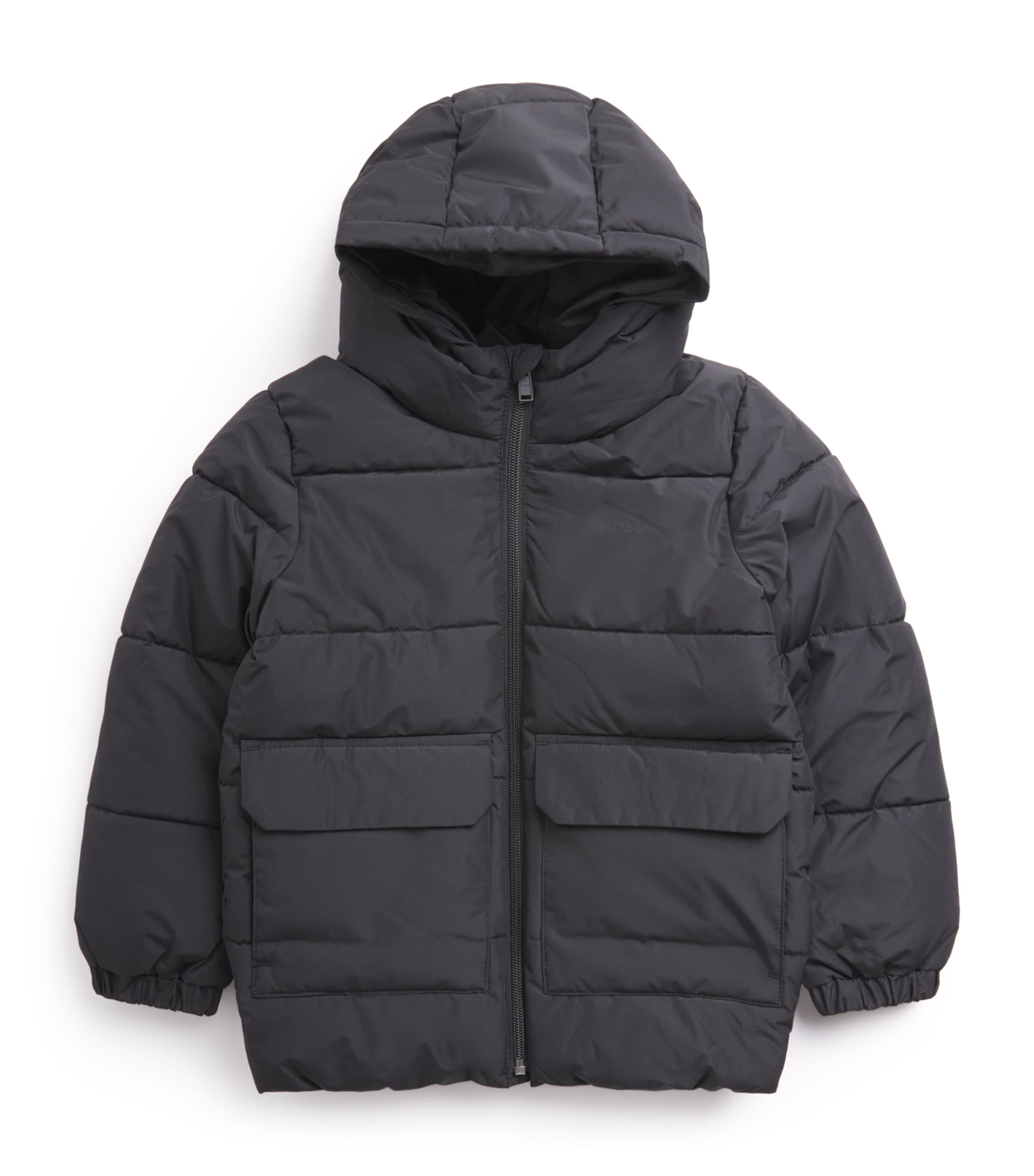 Logo Puffer Jacket (4-16 Years) BLACK Image 1