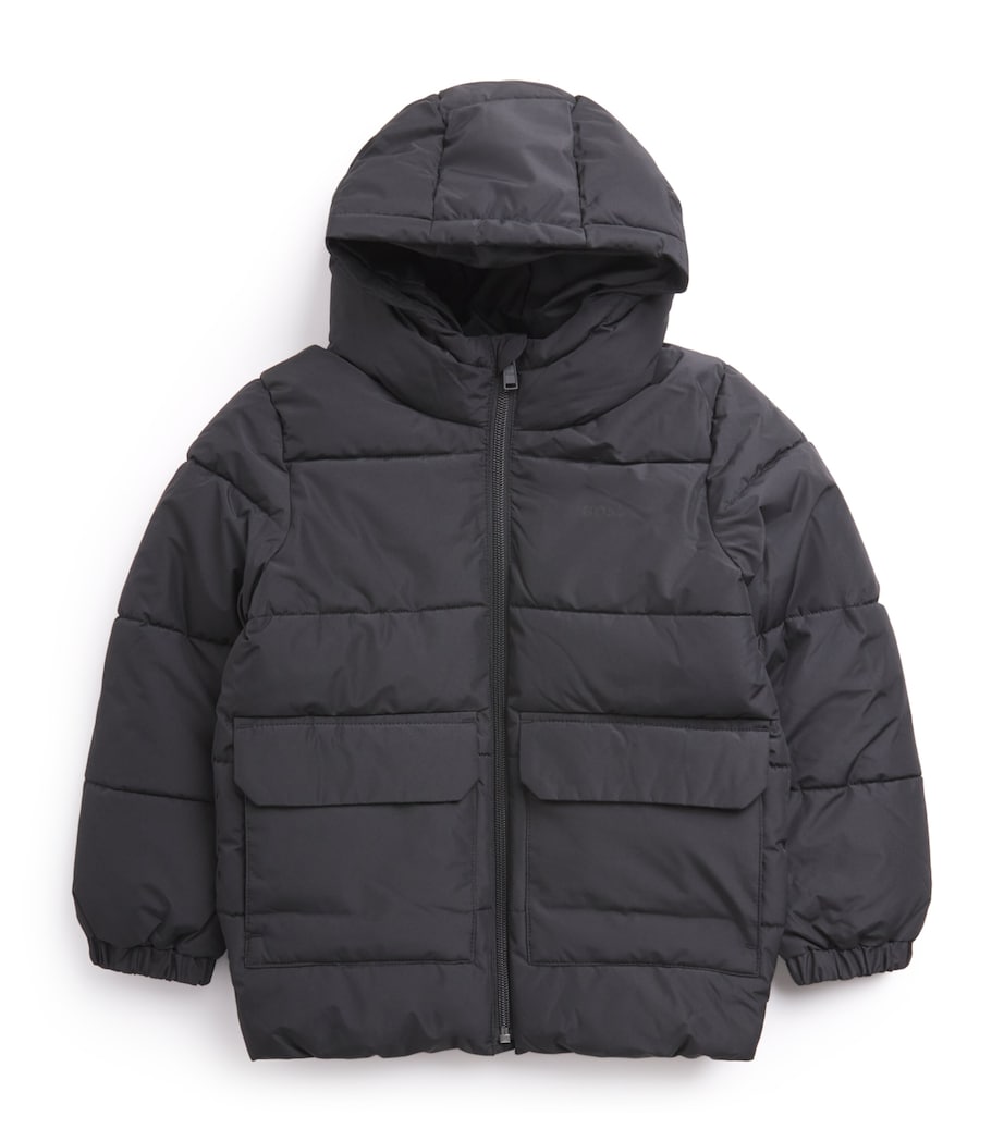 Logo Puffer Jacket (4-16 Years) BLACK Image 1
