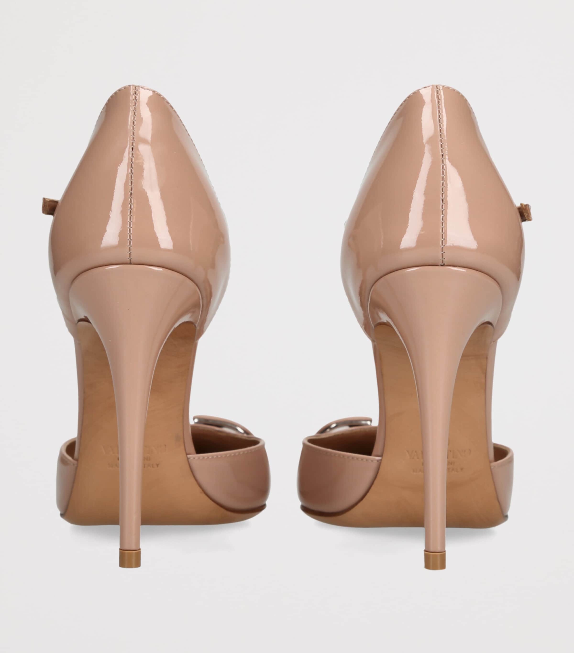 Valentino Garavani Patent Leather VLogo D’Orsay Pumps 100 Pink Image 2