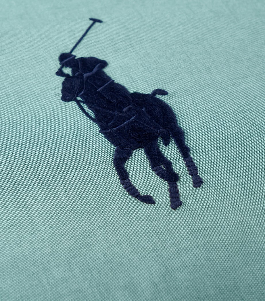 Oxford Polo Pony Cushion Cover (50cm x 50cm) EVERGREEN Image 7