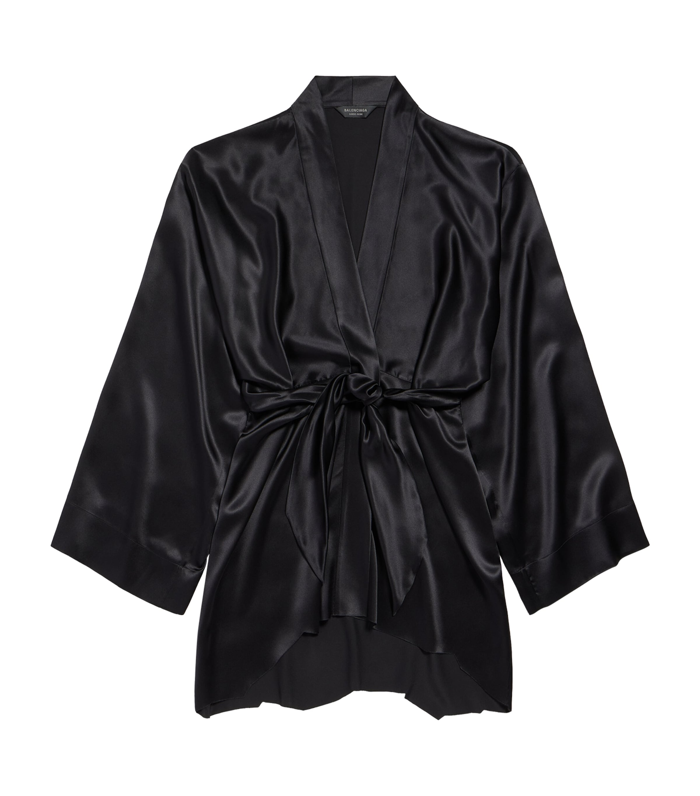 Silk Mini Wrap Dress 1000 Image 1