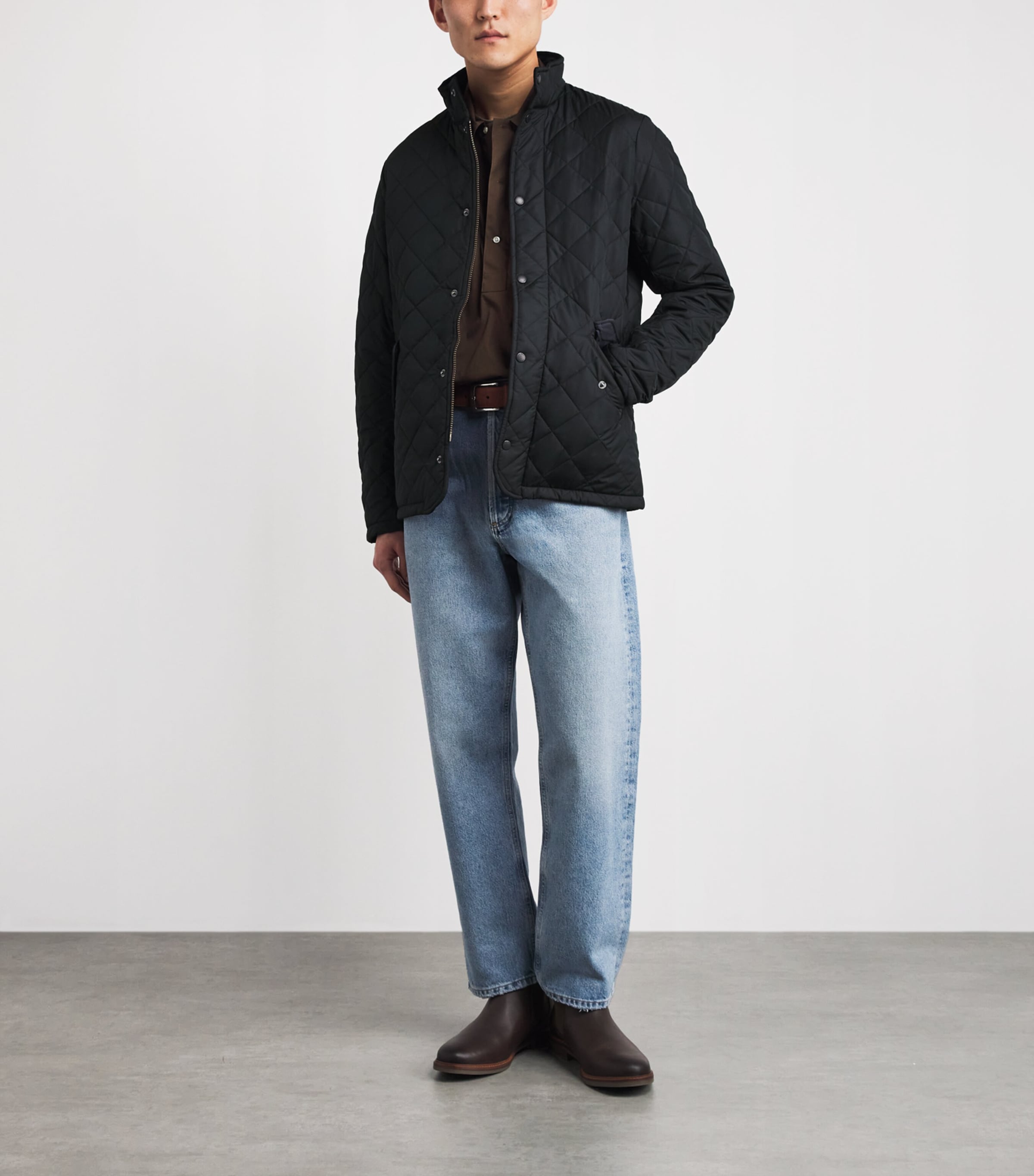 Barbour Navy Chelsea Sportsquilt Jacket | Harrods US