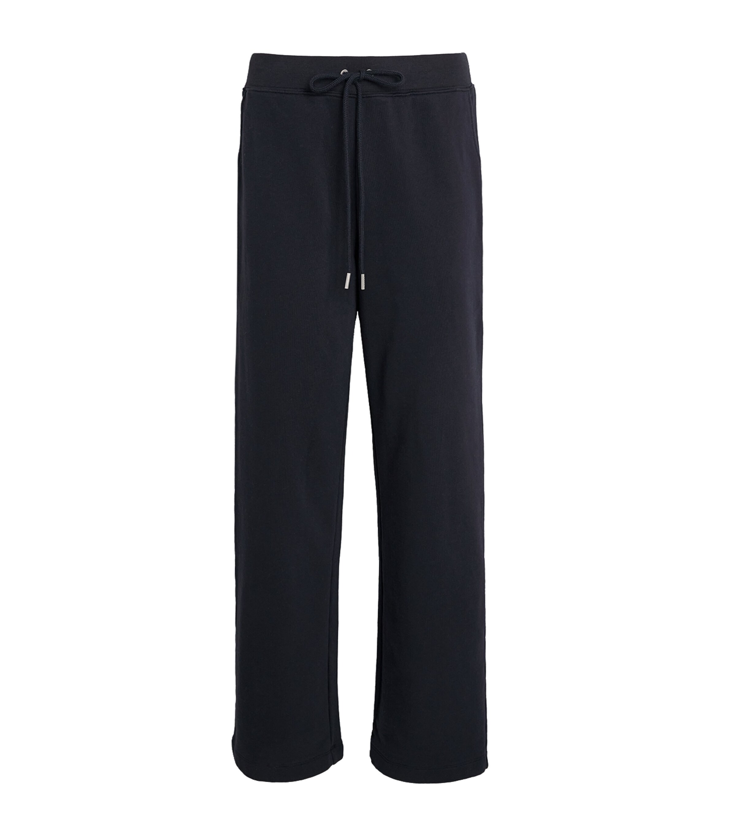 Cotton-Blend Straight Sweatpants DARK NAVY Image 1