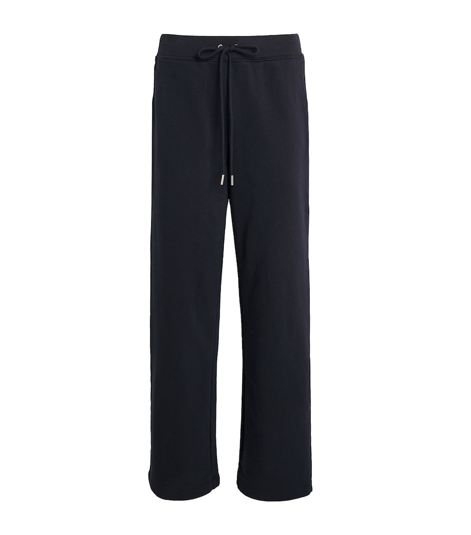Cotton-Blend Straight Sweatpants DARK NAVY Image 1