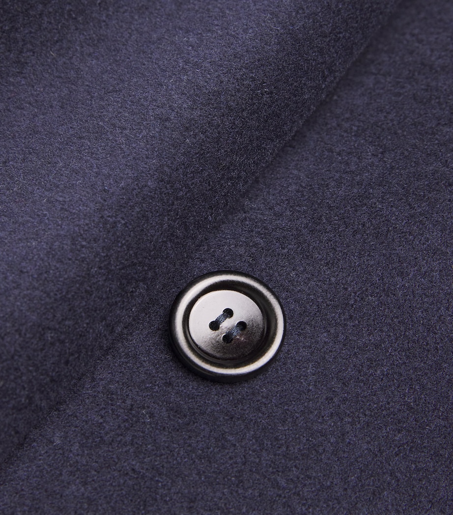 Wool-Cashmere Short 101801 Icon Coat ULTRAMARINE Image 5