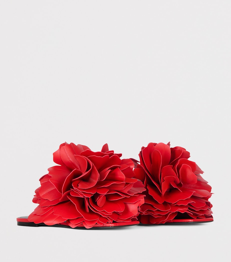 Givenchy Leather Boudoir Rose Sandals Vermillon Image 2