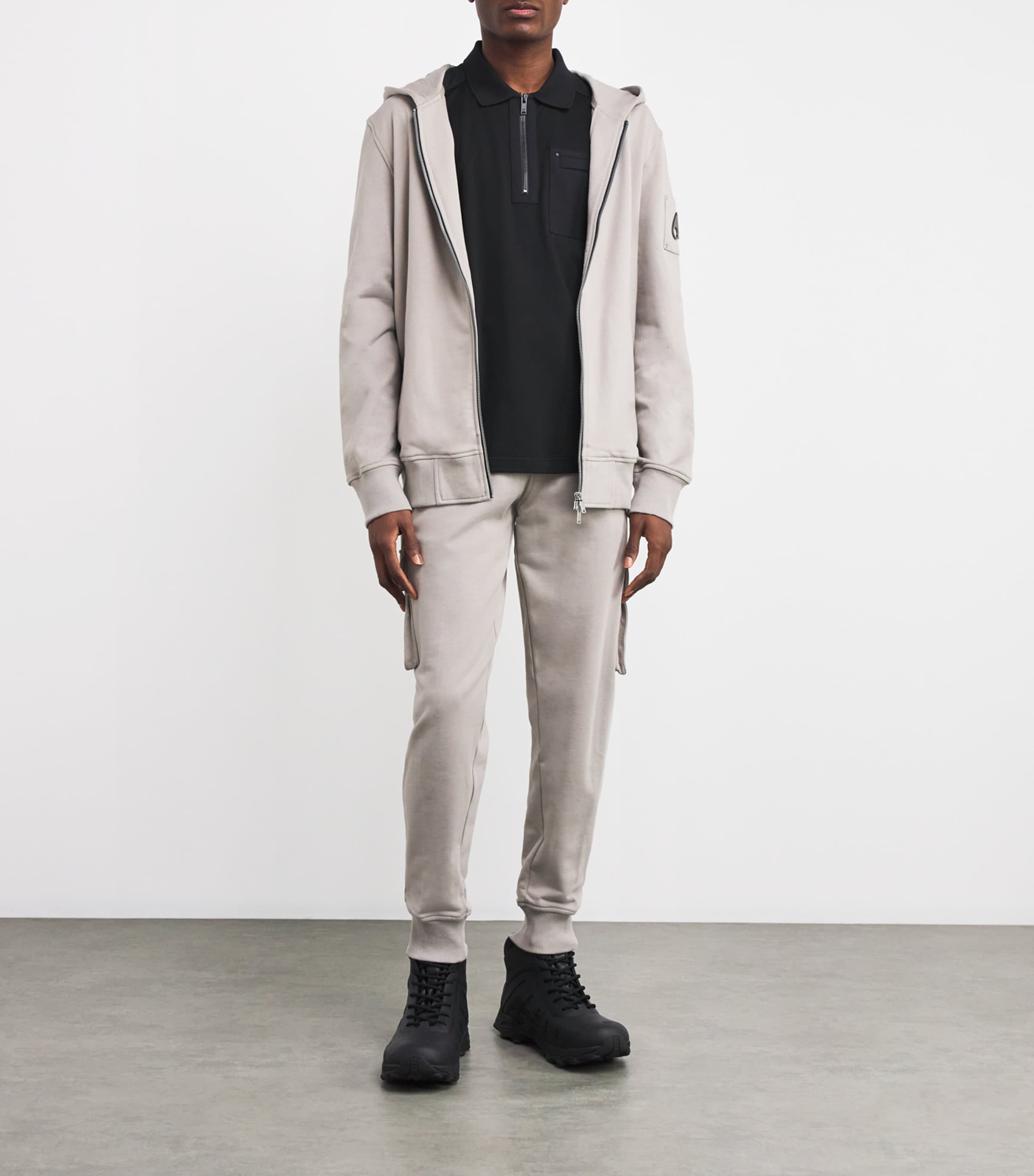 Cotton Dalon Chest Pocket Polo Shirt BLACK - 292 Image 2