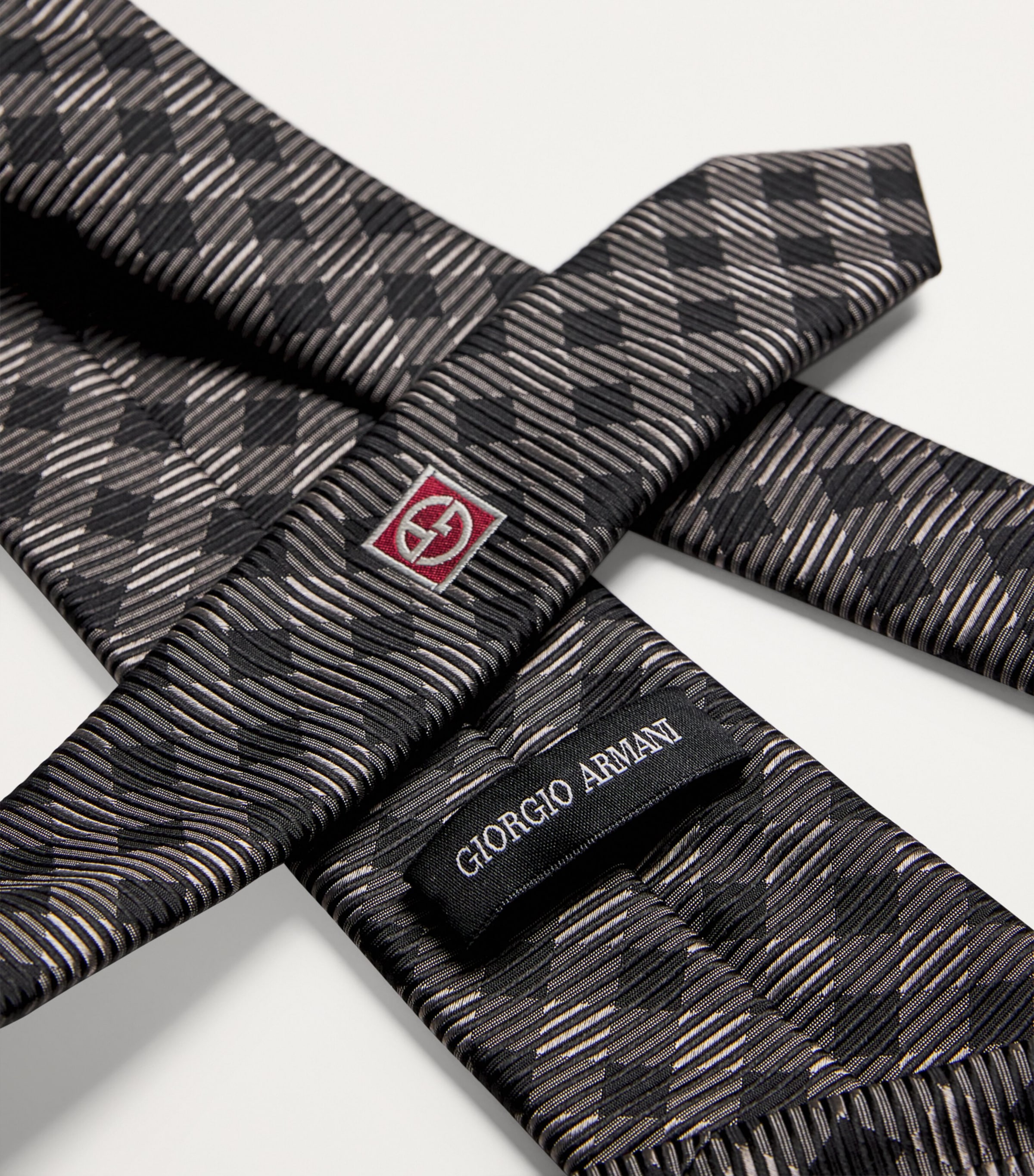 Silk Jacquard Check Tie 17 Image 4