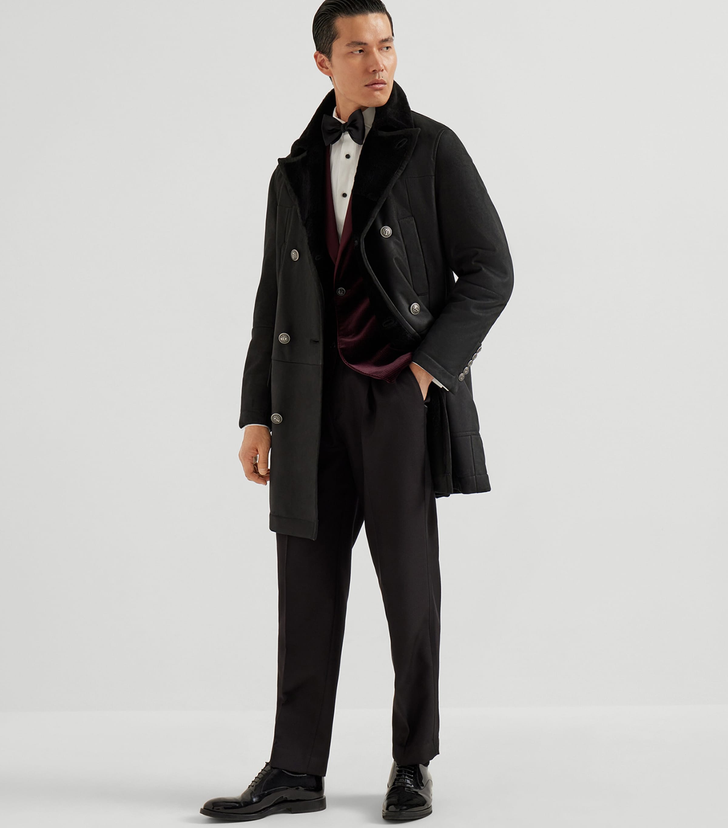 Brunello Cucinelli Purple Velvet Single-Breasted Blazer | Harrods US