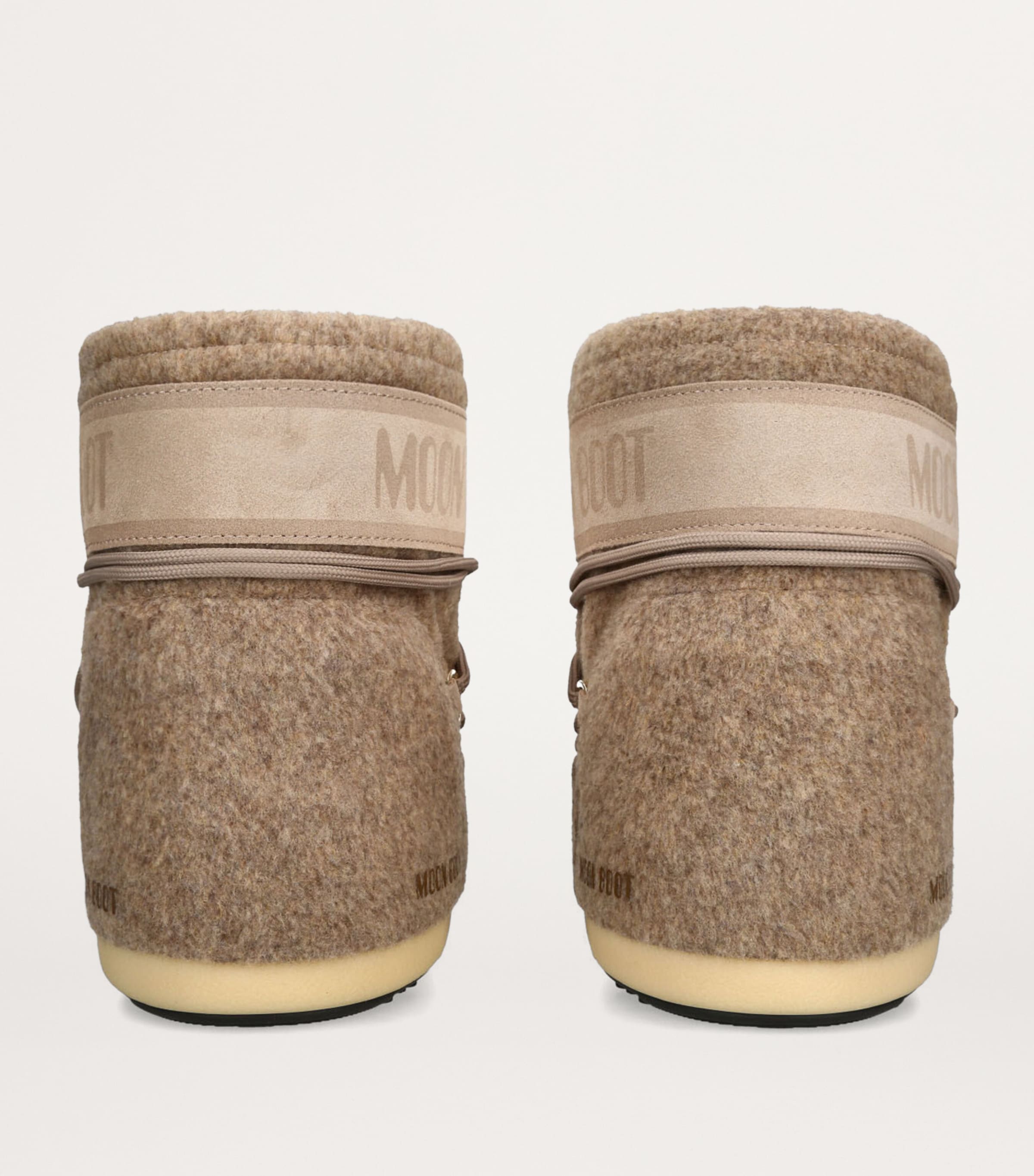 Felt Icon Low Ankle Boots BEIGE Image 2