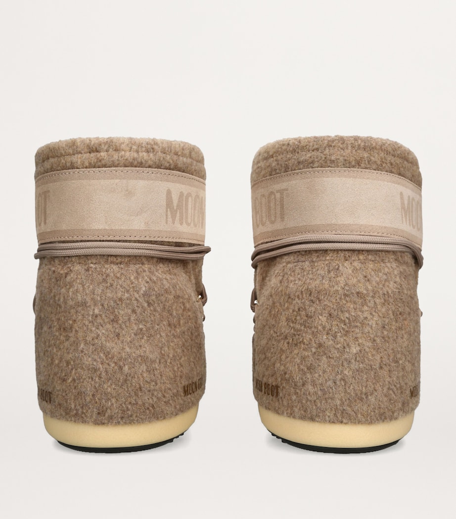Felt Icon Low Ankle Boots BEIGE Image 2
