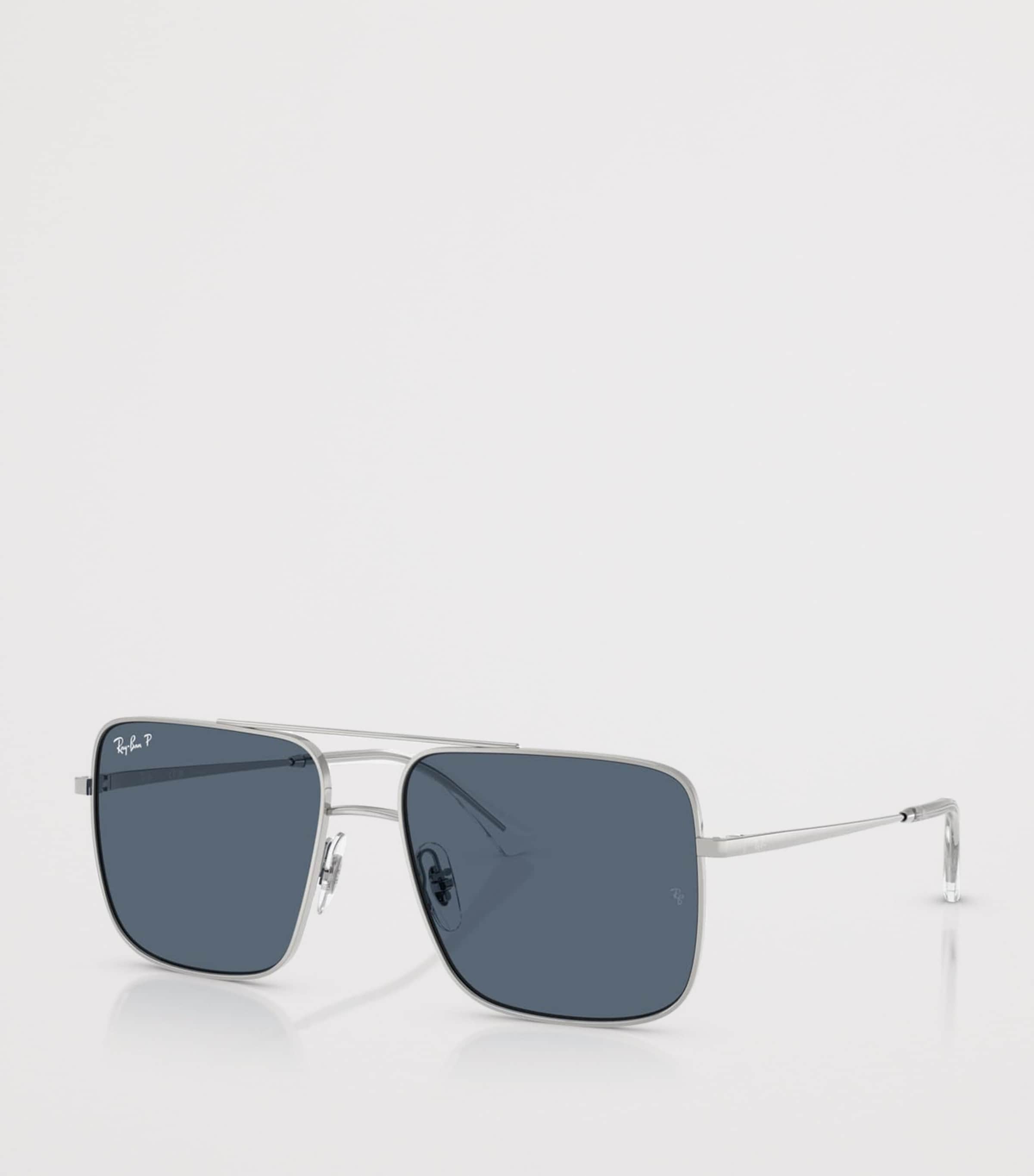 Ray-Ban RB3758 Ari Bio-Based Square Sunglasses Silver Image 2