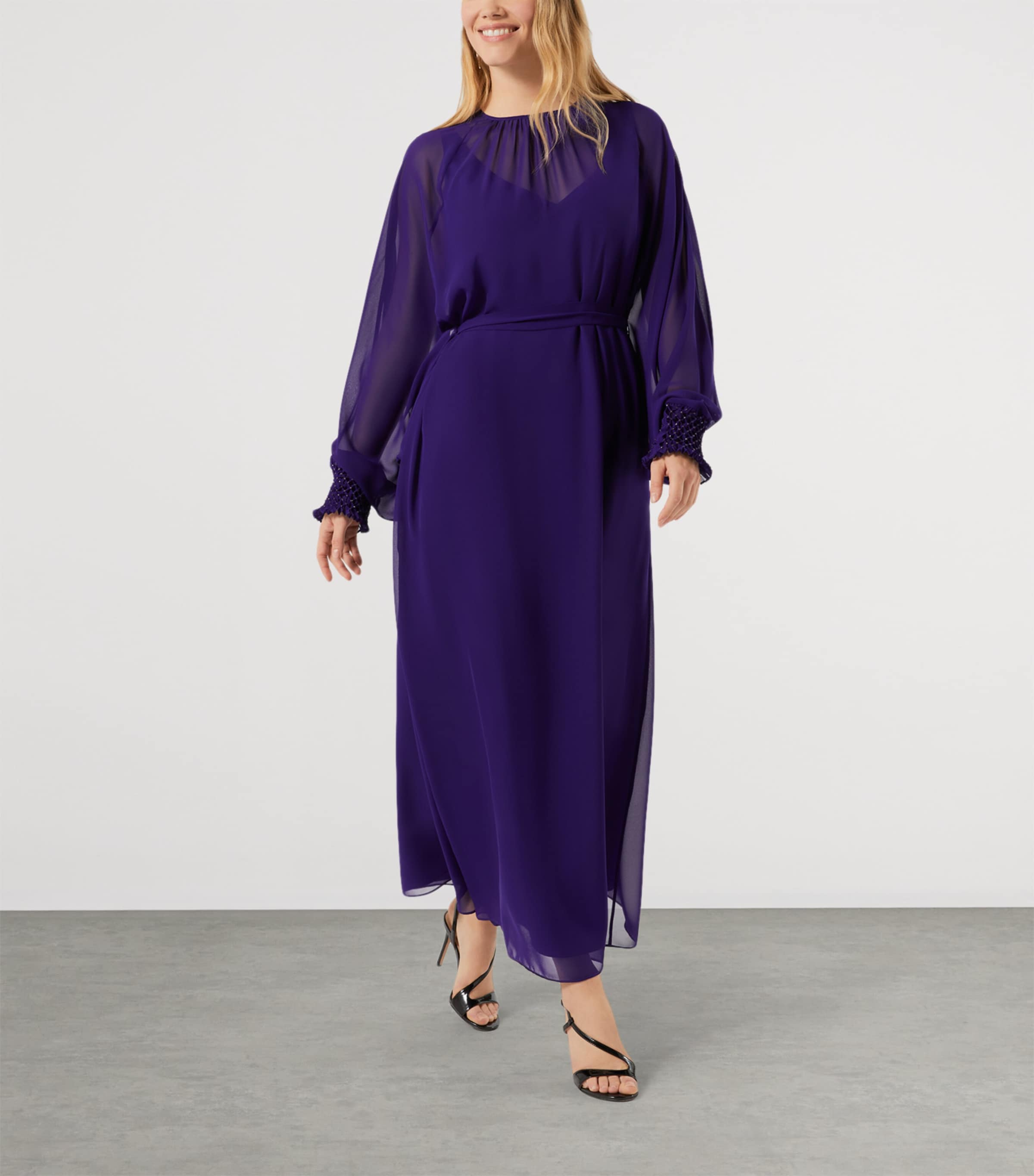 purple gauze dress Pure Plus Cotton Gauze Dress with Pockets- Purple  In Full Swing