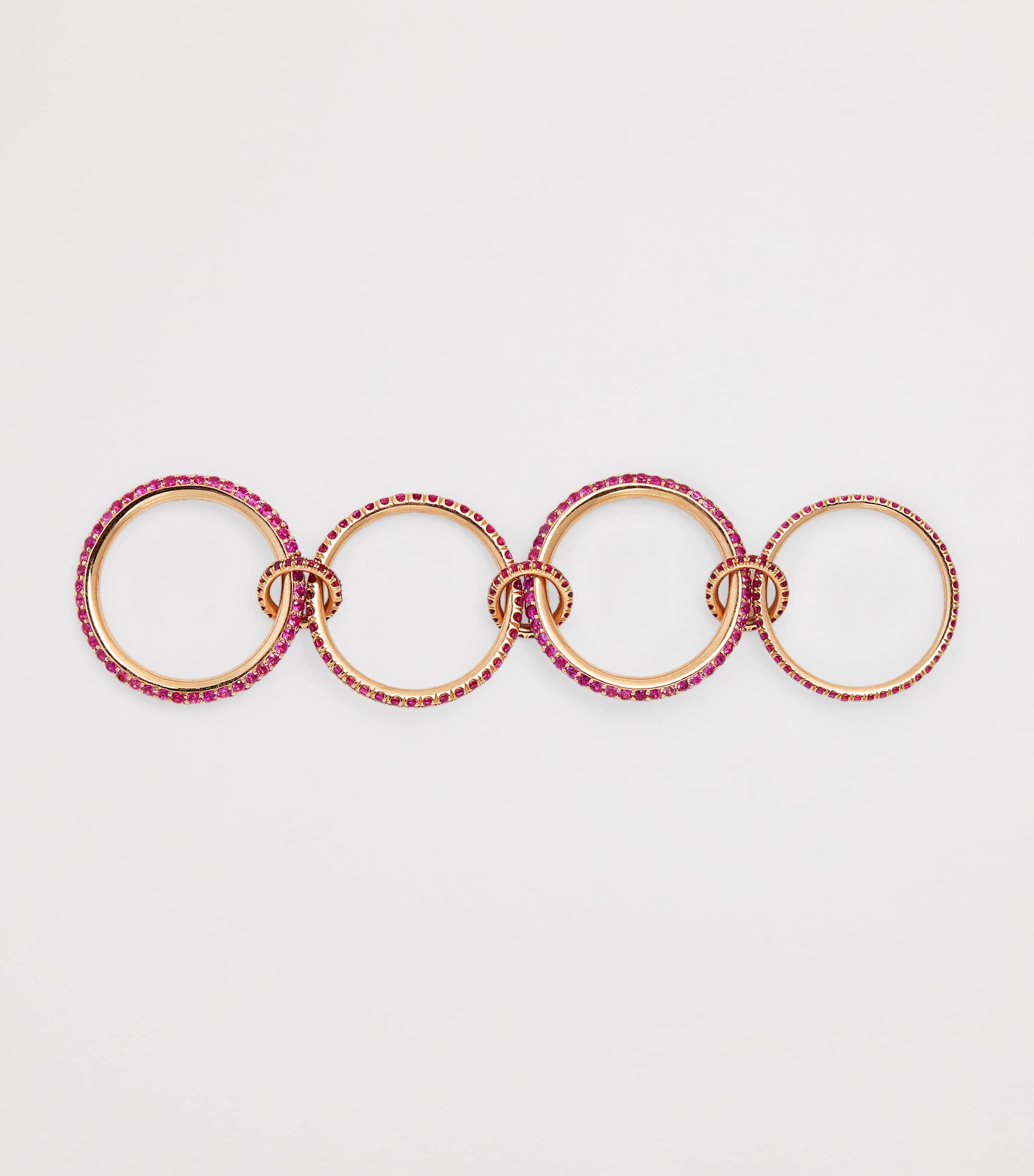 Spinelli Kilcollin Rose Gold And Ruby Delphinus Rouge Ring In Gold