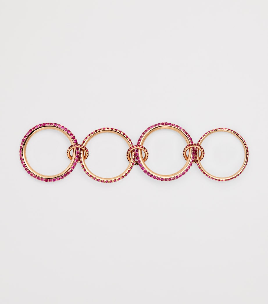 Rose Gold and Ruby Delphinus Rouge Ring ROSE GOLD Image 3