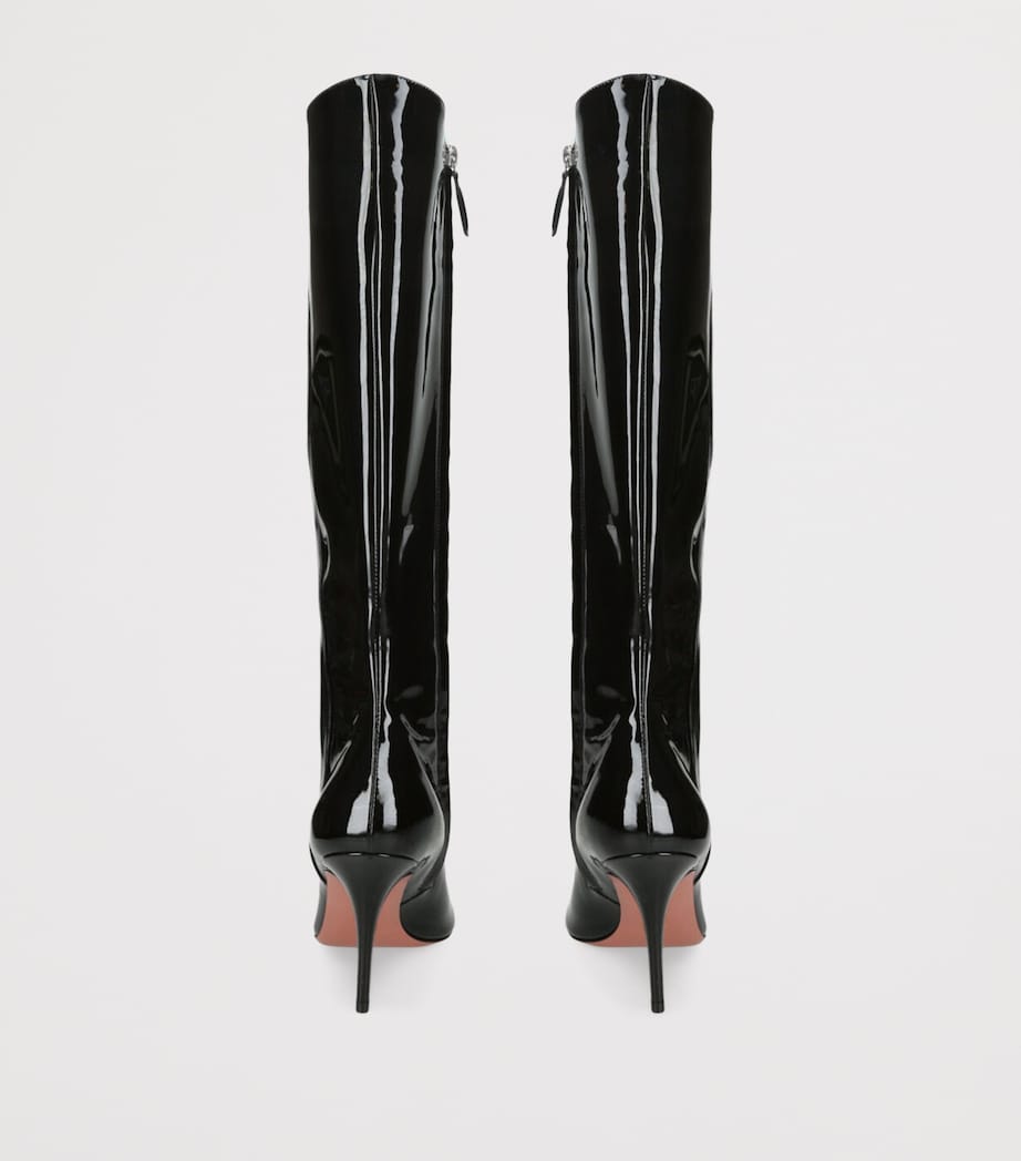 Patent Leather Barbara Boots 90 BLACK Image 2