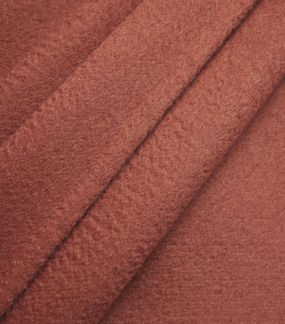 Colombo Womens Cashmere Wrap Coat Porcino Image 6
