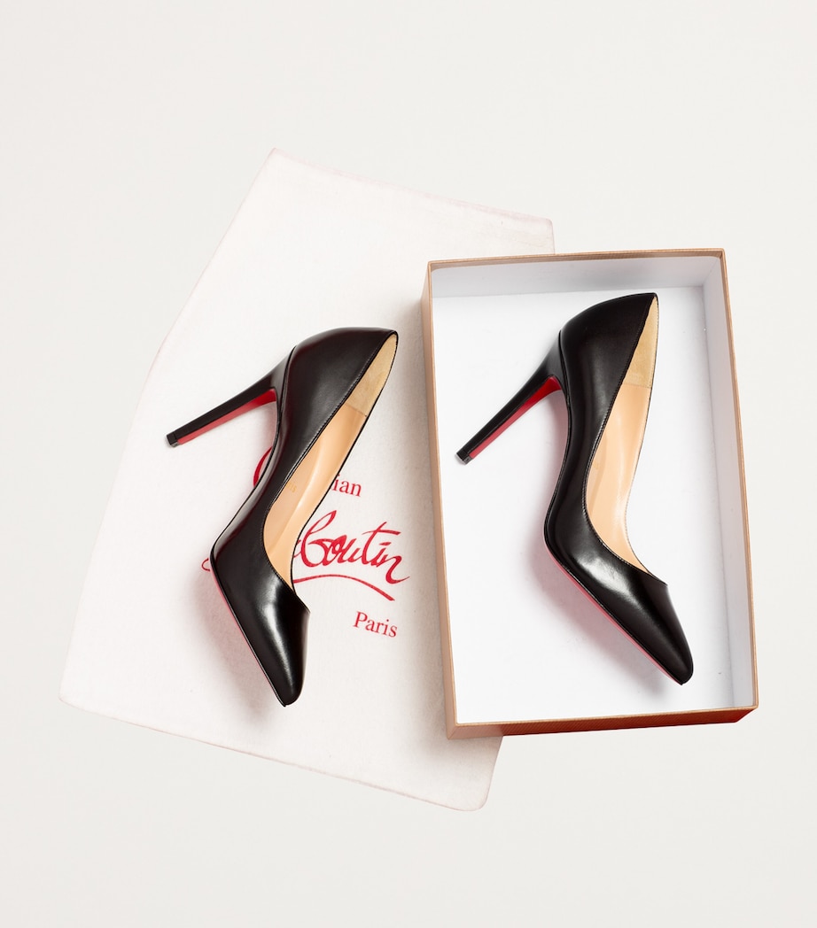Pigalle Nappa Leather Pumps 100 BK01 Image 3