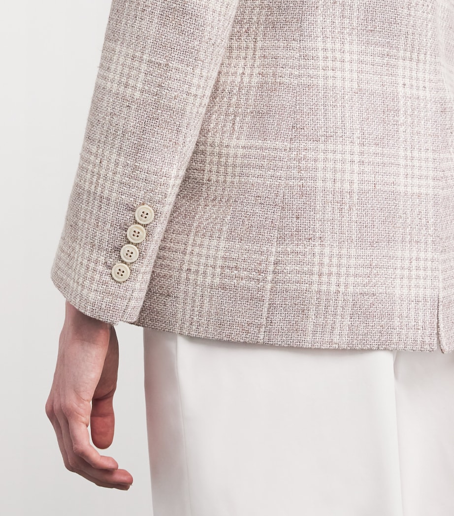 Check Double-Breasted Blazer ANTICO Image 6