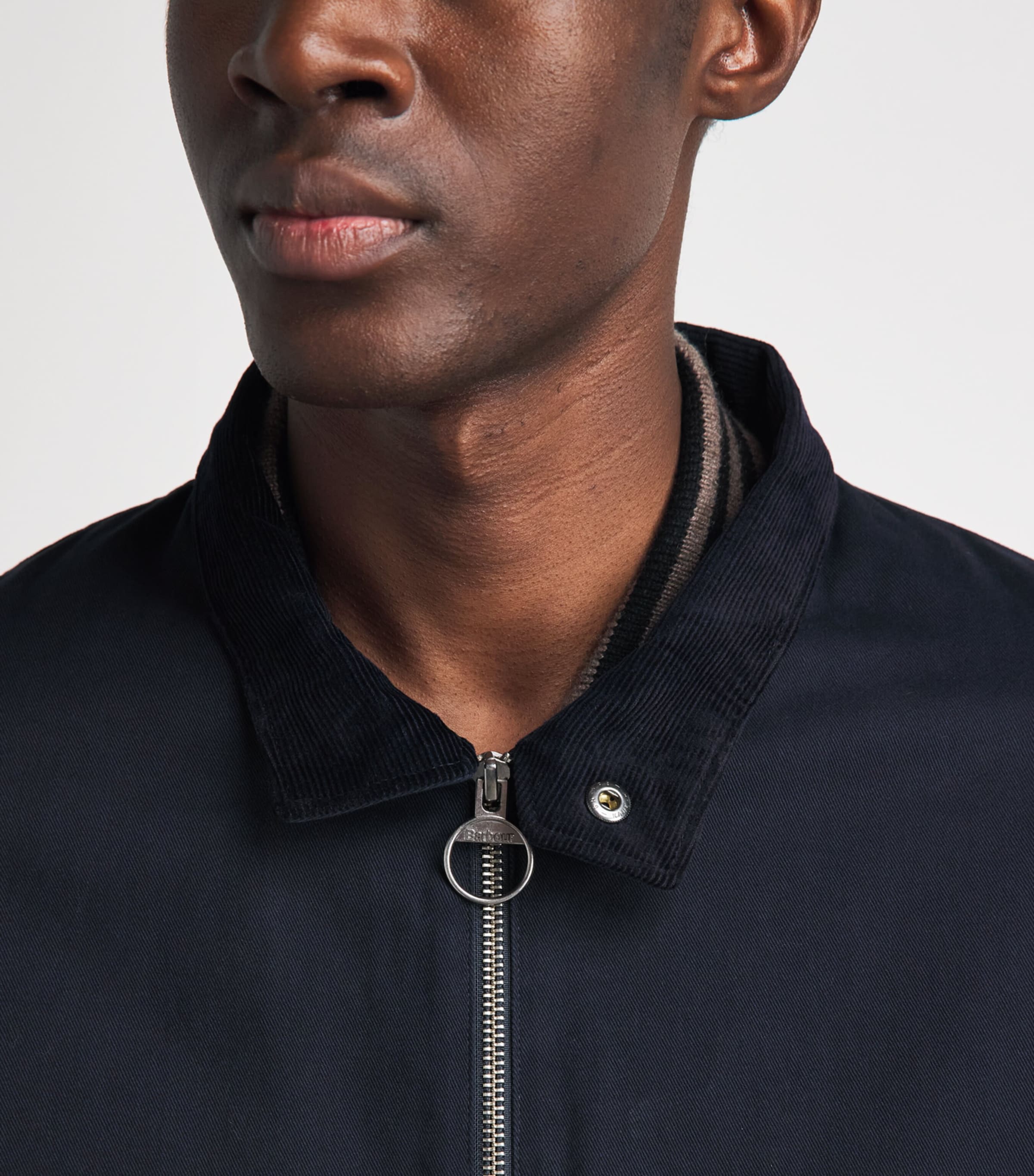 Barbour Mens Cotton Cordford Casual Jacket Navy Image 6