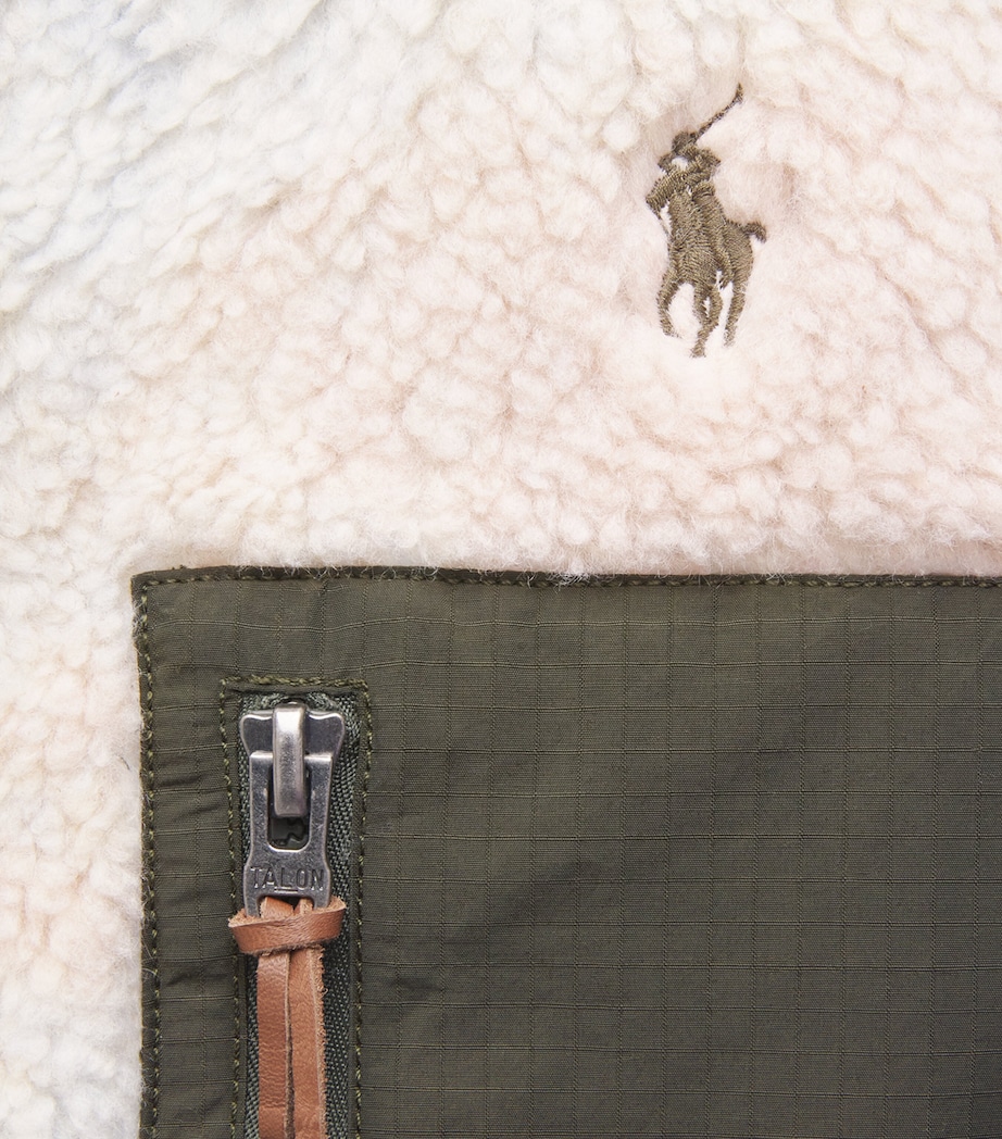 Fleece Landscape Zip-Up Sweatshirt MULTI Image 5