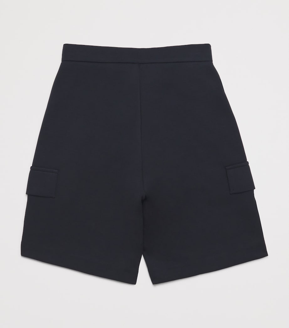 Embroidered Logo Shorts (4-16 Years) UB118 0920 BLU NAV Image 2