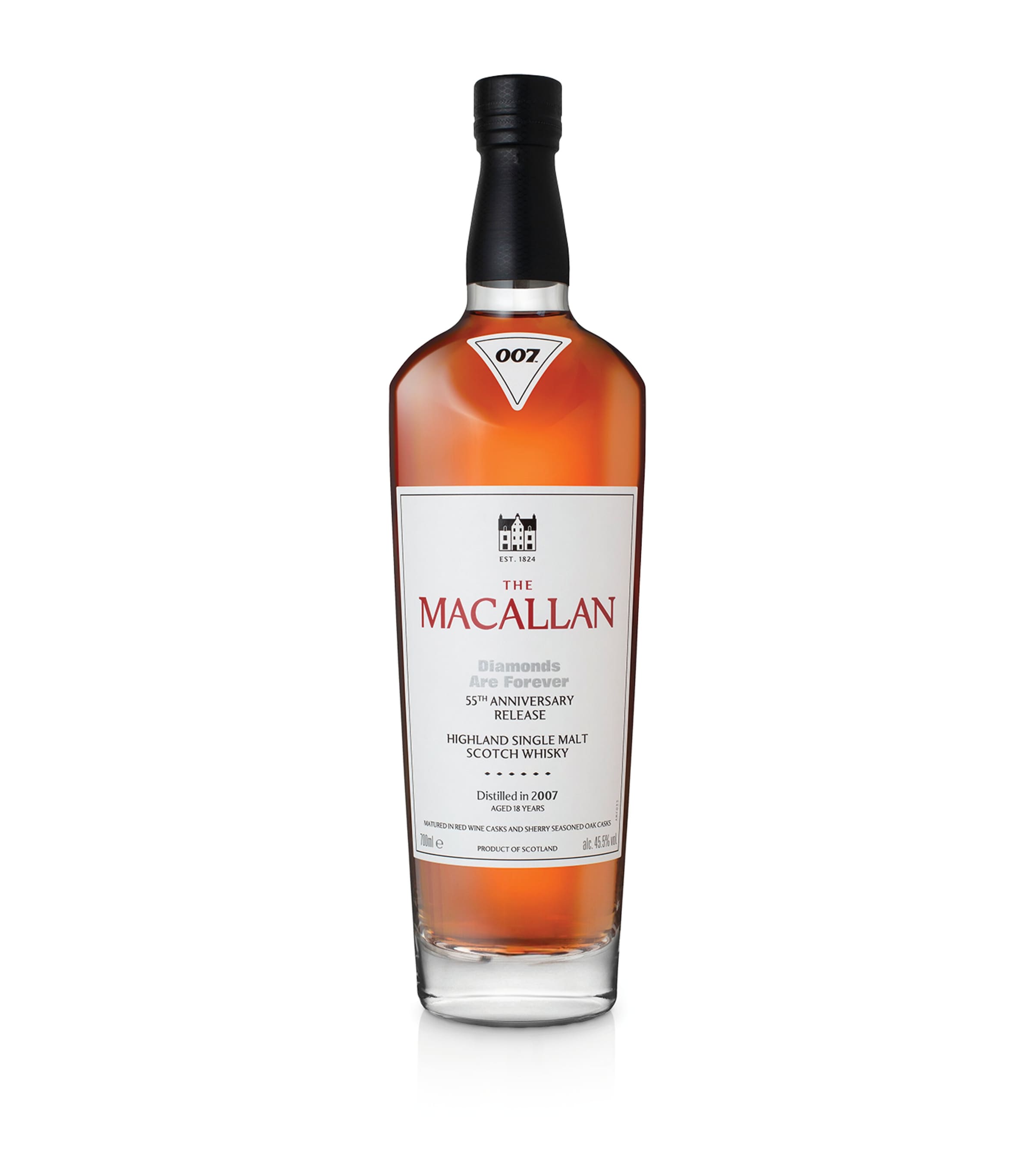The Macallan 18-Year-Old Diamonds Are Forever 55th Anniversary Single Malt Scotch Whisky (70cl) Image 3