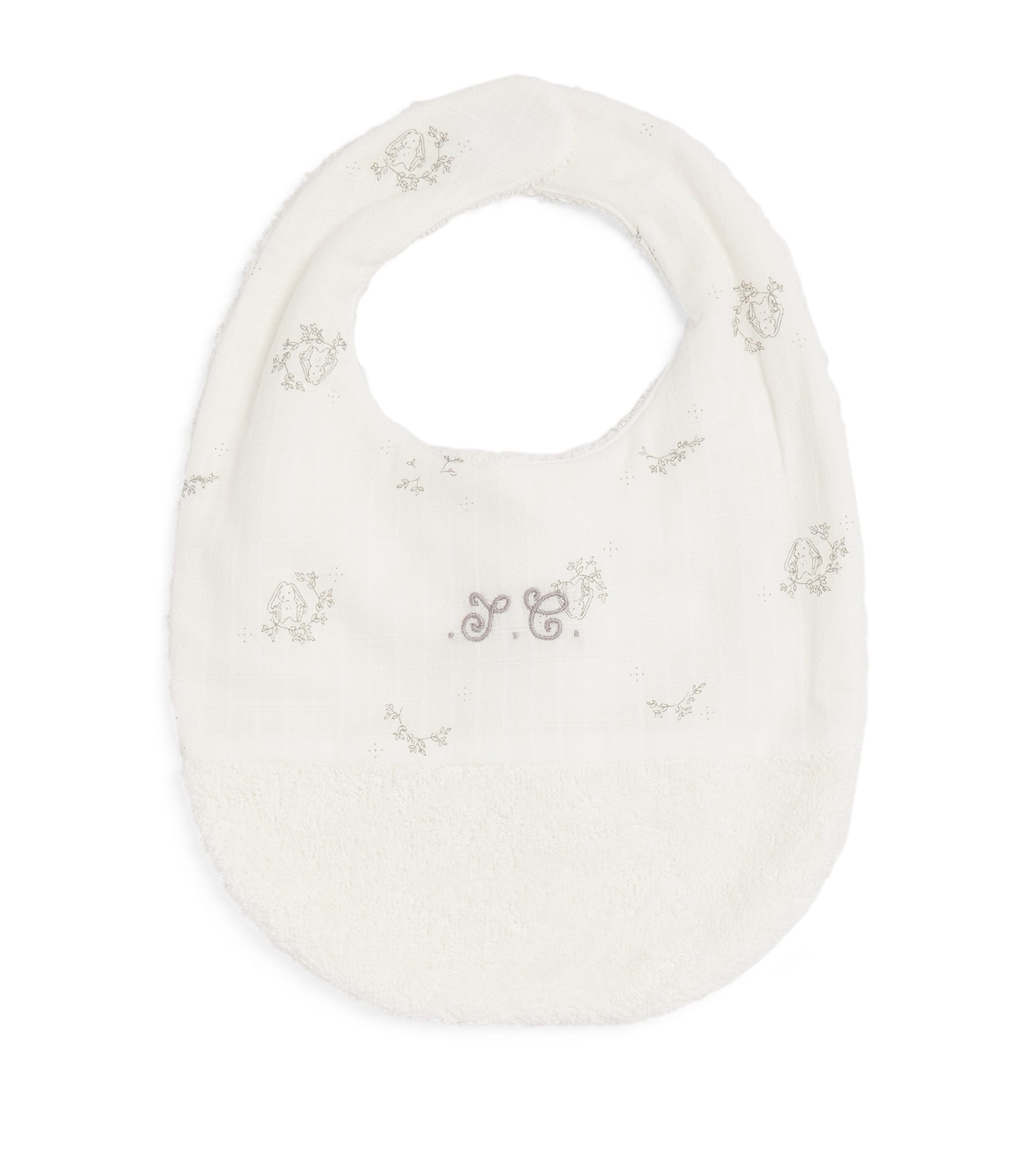 Cotton Petit Augustin Bib 11 - ÉCRU / IVORY Image 1