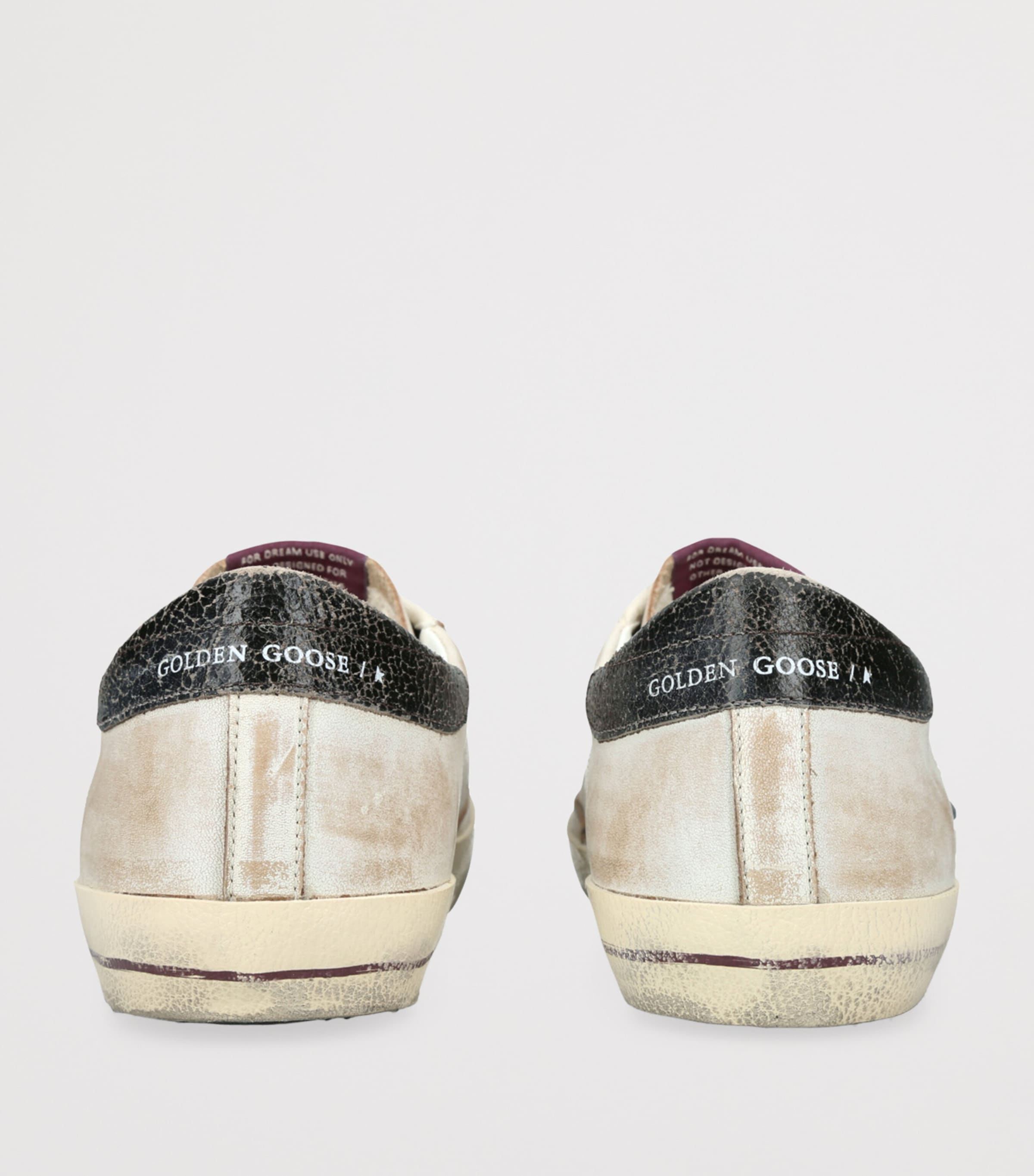 Leather Super-Star Sneakers WHITE/BLK Image 2