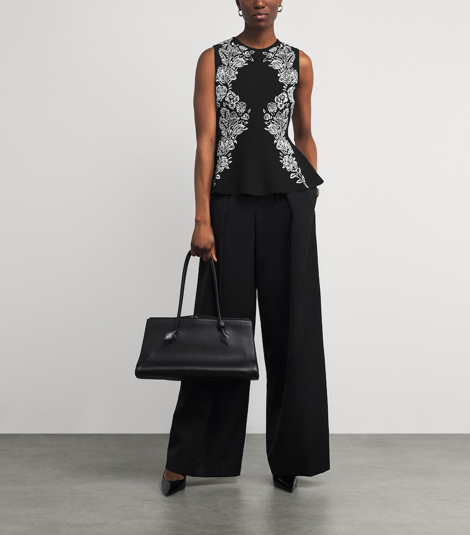 Jacquard Vanna Tank Top NOIR Image 2