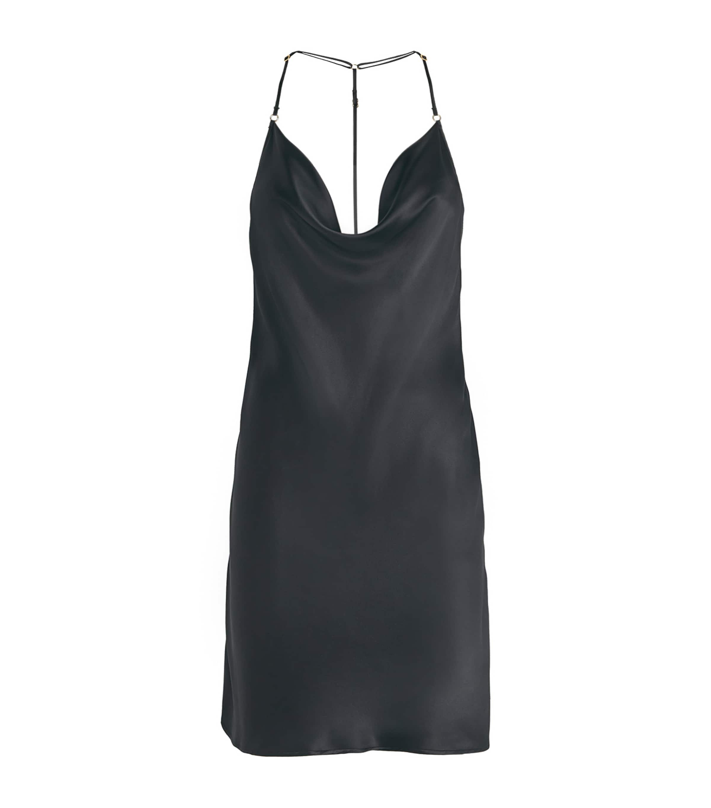 Aubade X Cindy Bruna Midnight Storm Chemise In Black