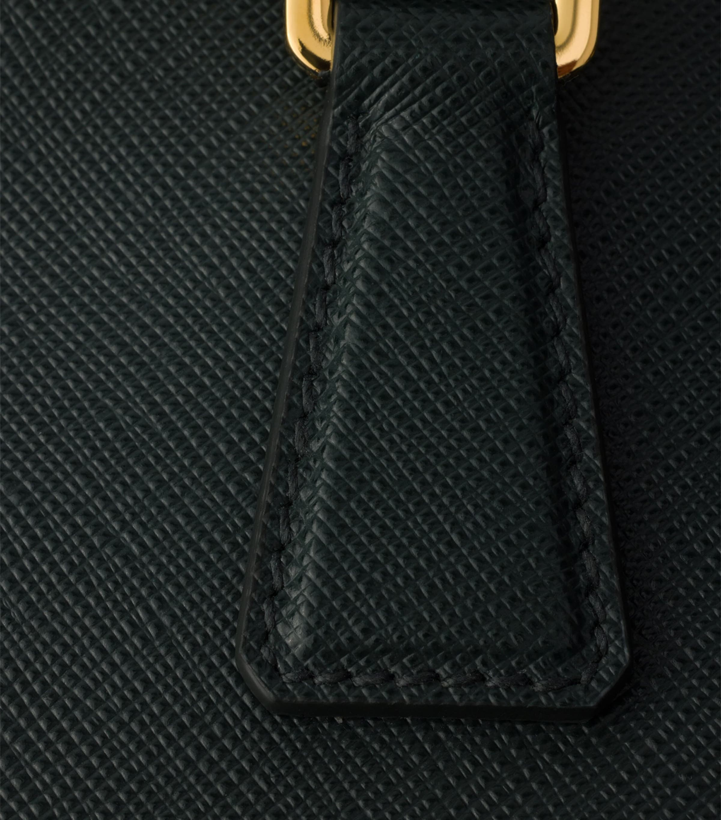 Prada Mini Saffiano Leather Galleria Top-Handle Bag Green Image 6