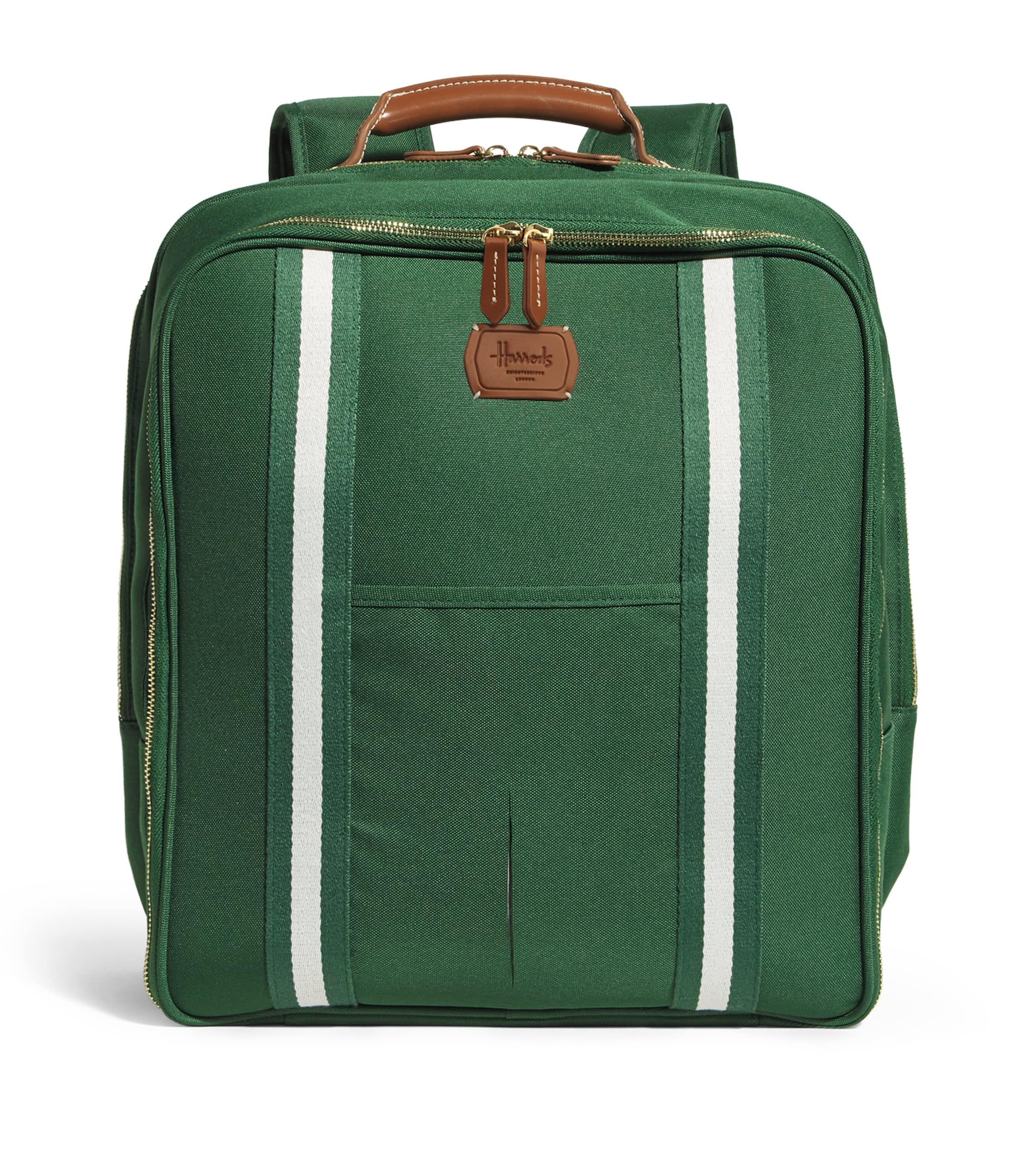 Harrods Picnic Backpack In Green