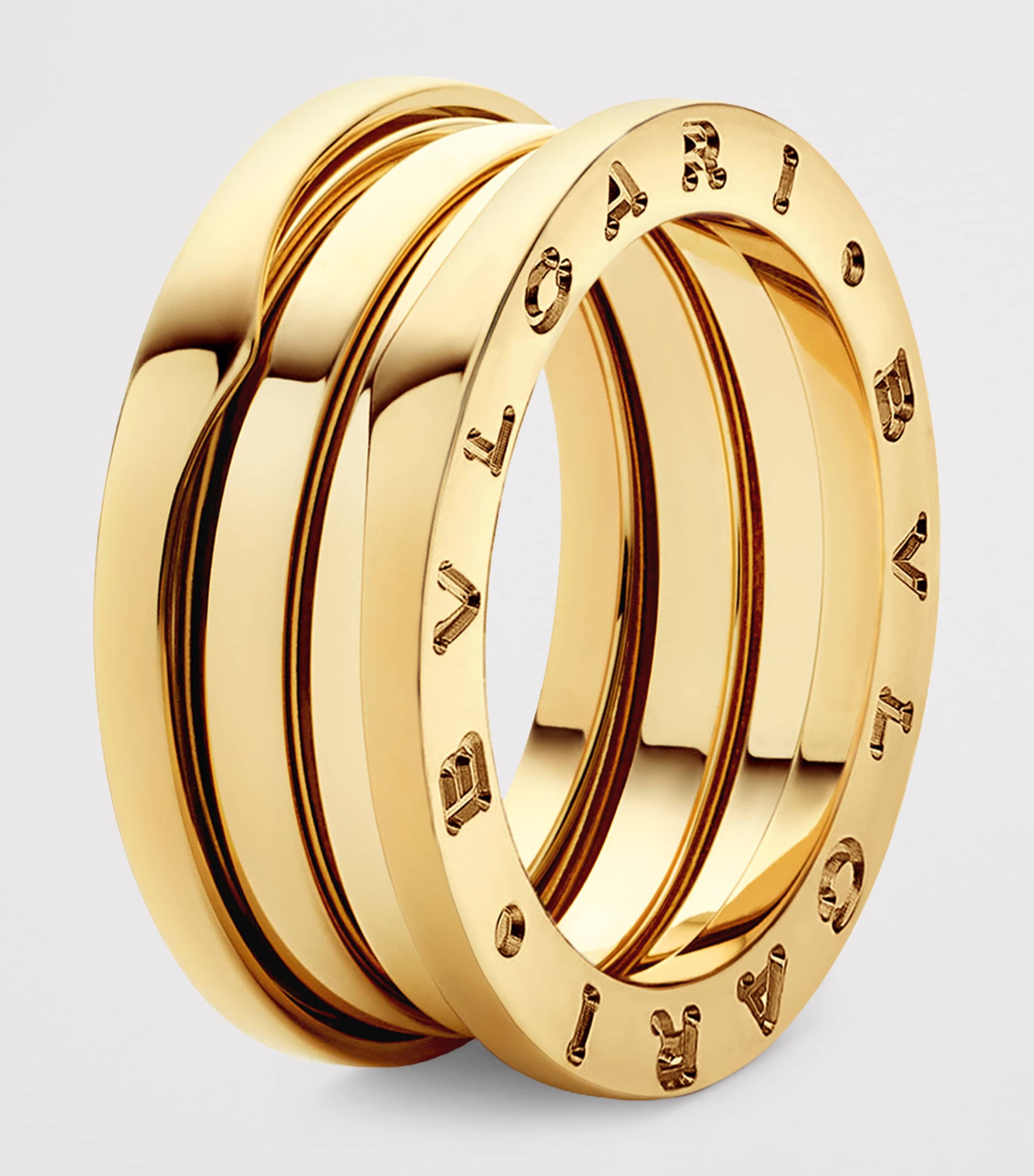 Yellow Gold B.zero1 Three-Band Ring YELLOW GOLD Image 3