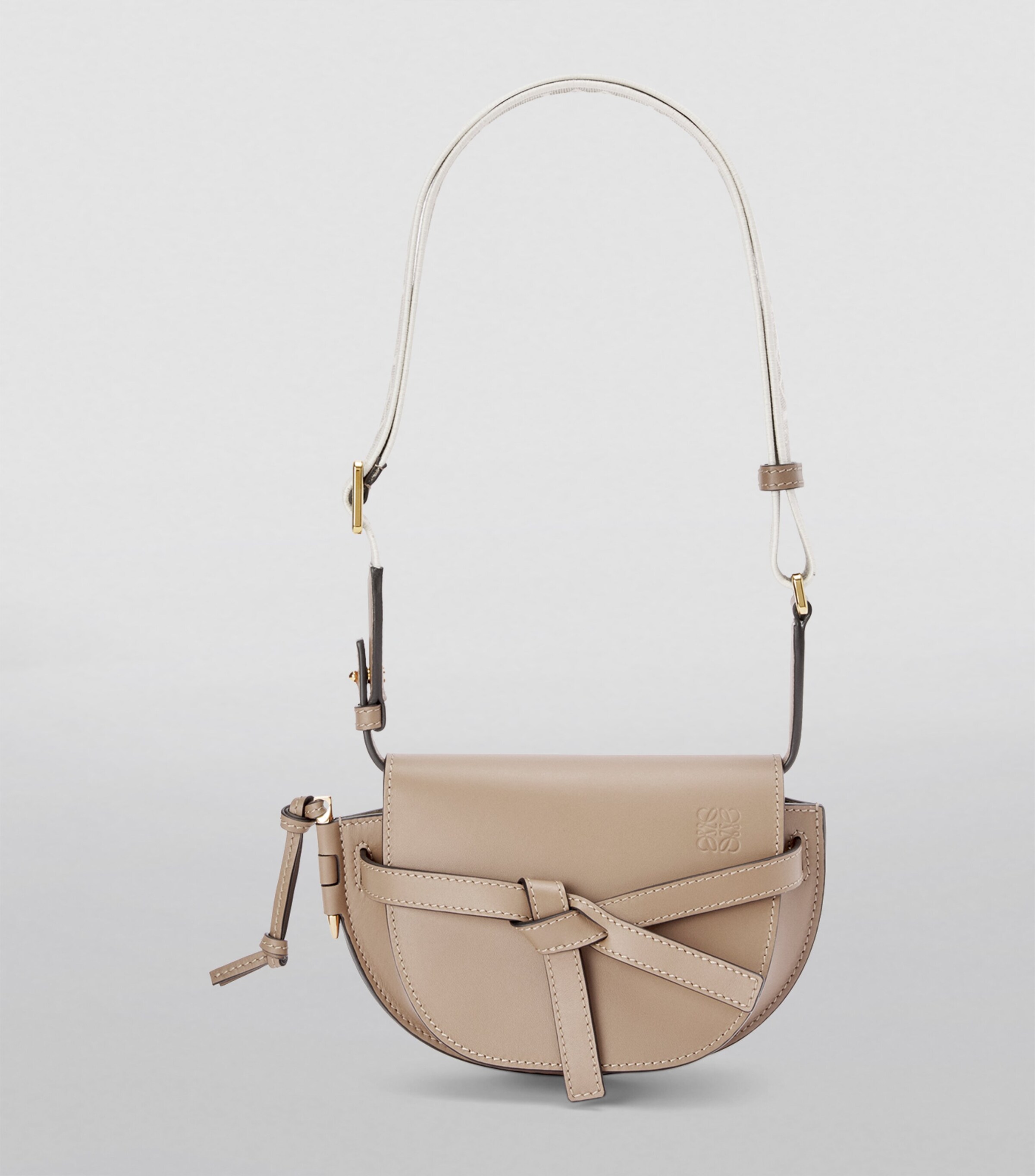 LOEWE Mini Leather Gate Dual Bag Sand Image 5