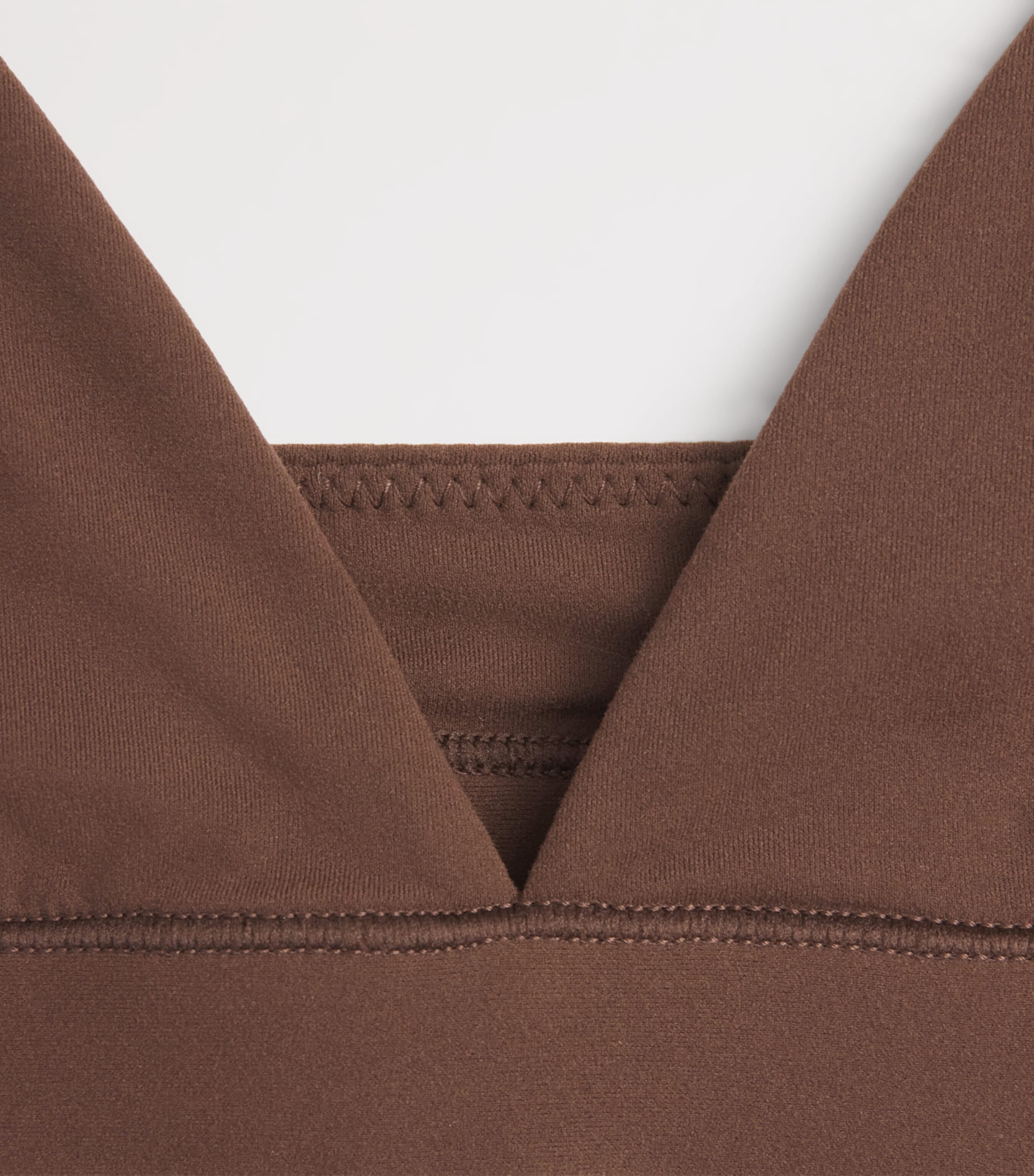 Skims Womens Fits Everybody Triangle Bralette Cocoa Image 4