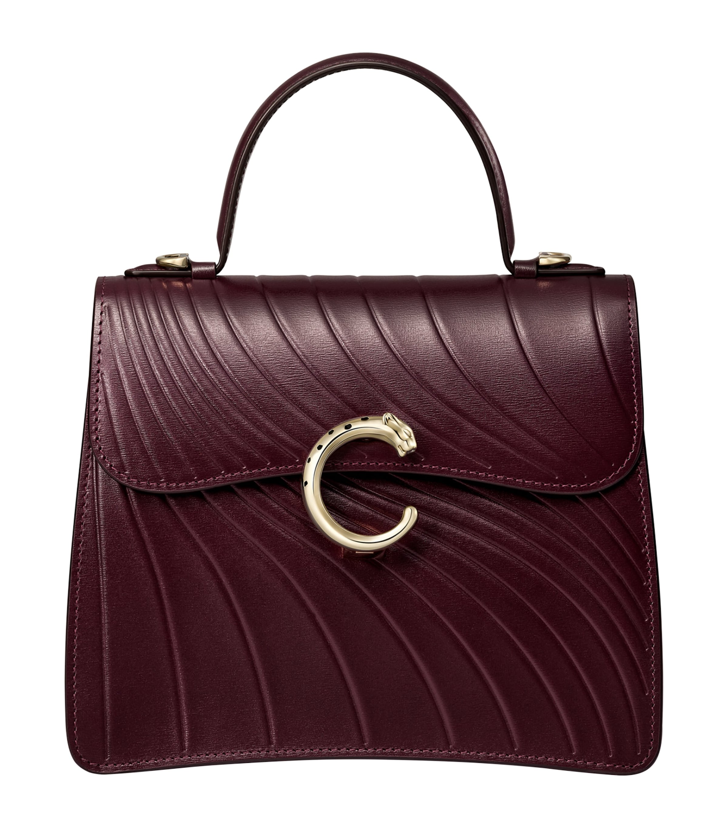 Small Panthère C de Cartier Top-Handle Bag GRAPE Image 1