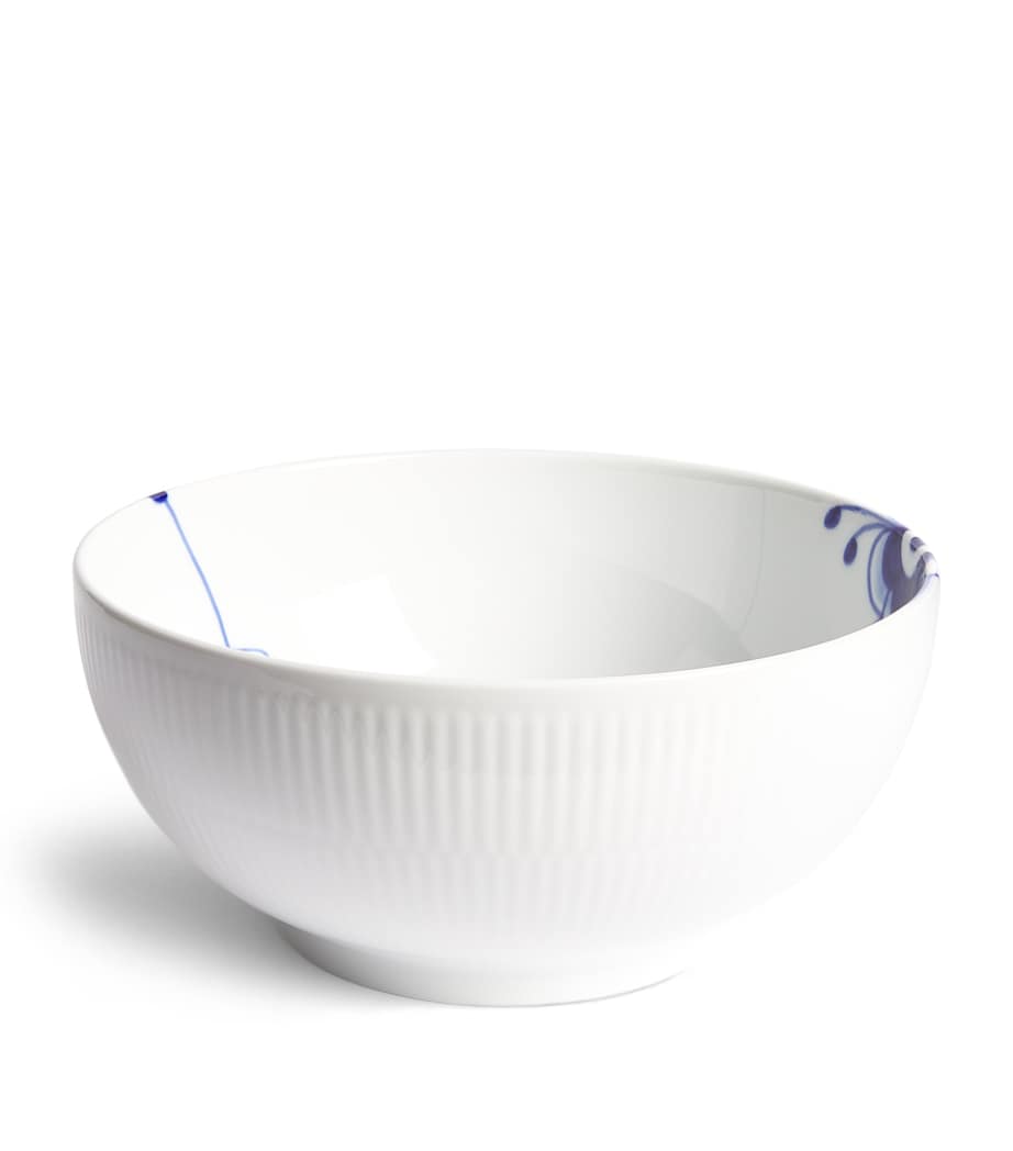 Blue Fluted Mega Bowl (21cm) BLUE Image 1