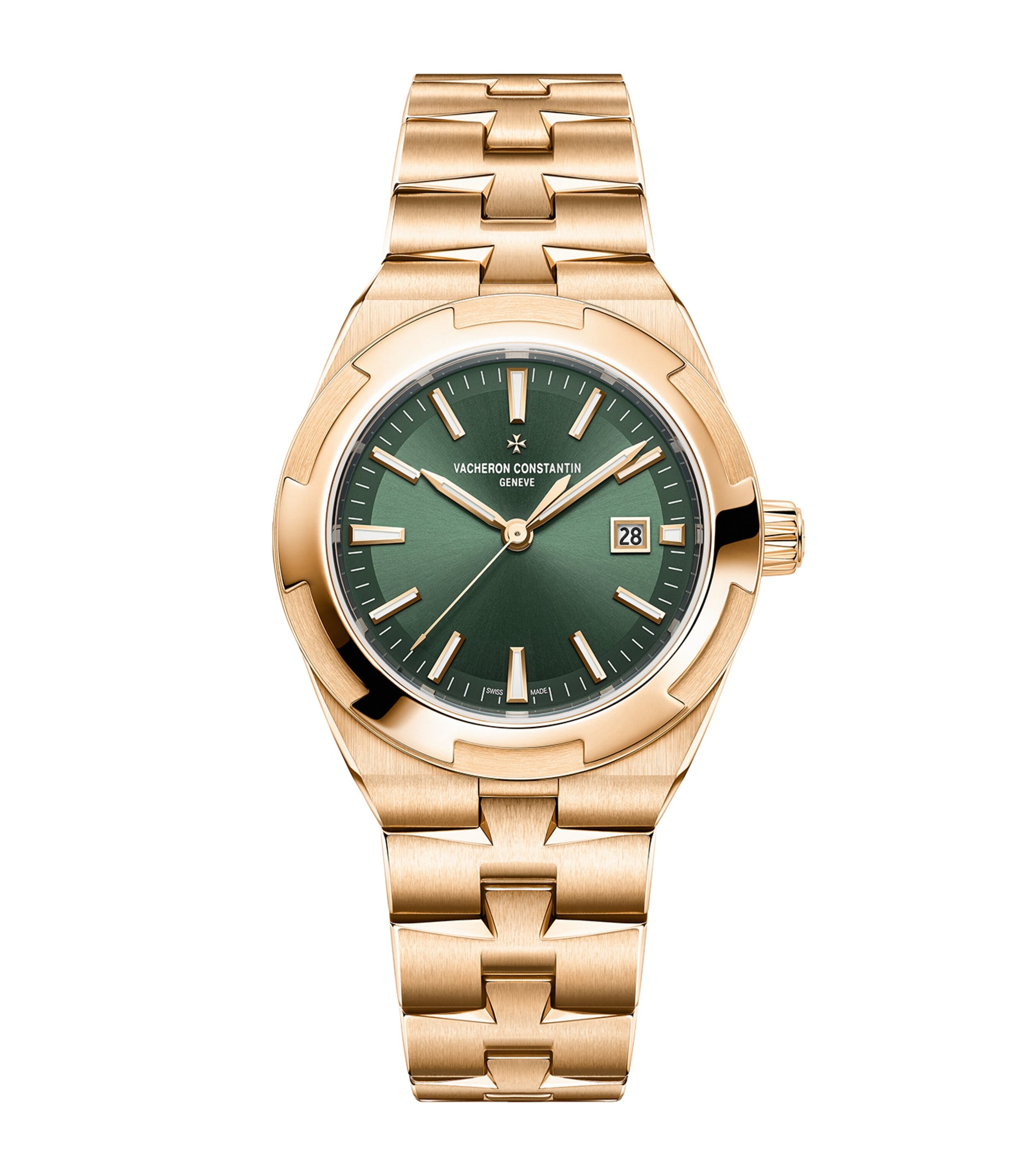 Vacheron Constantin Rose Gold Overseas Self-Winding Watch 34.5mm Pink Gold Image 1