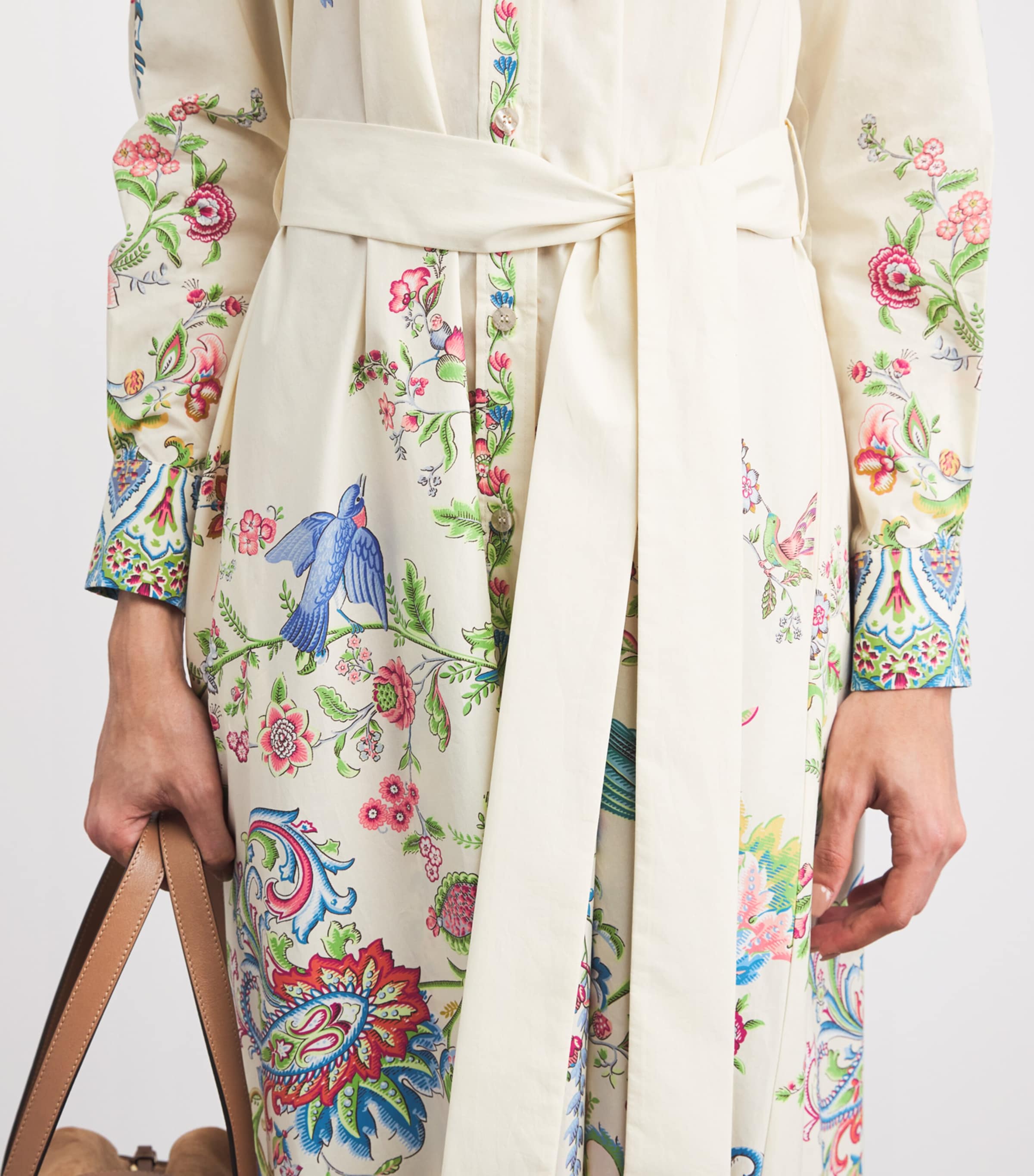 Etro Womens Cotton Printed Maxi Dress Image 5