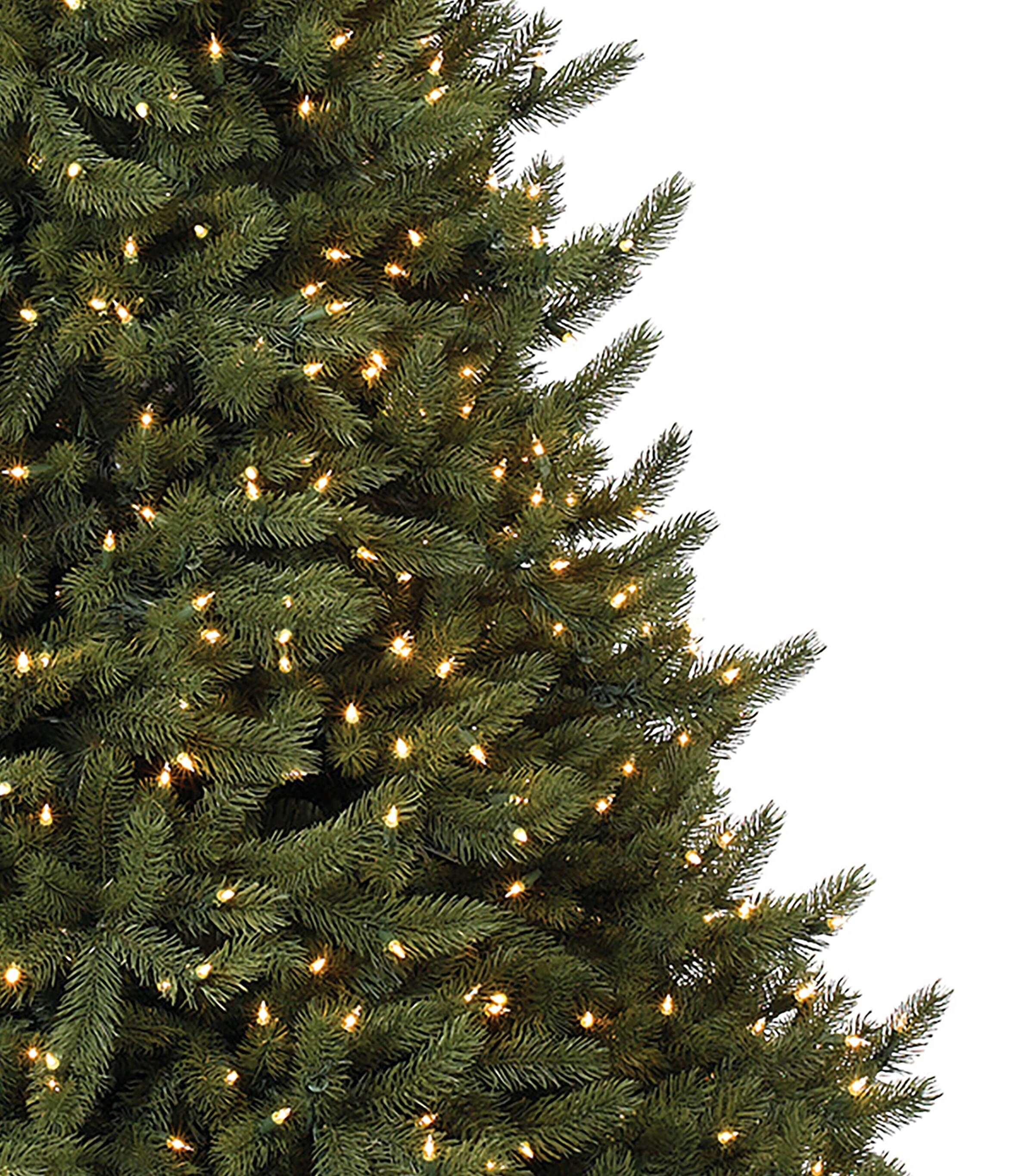 Vermont White Spruce Clear LED Green Tree (7.5ft) GREEN Image 2