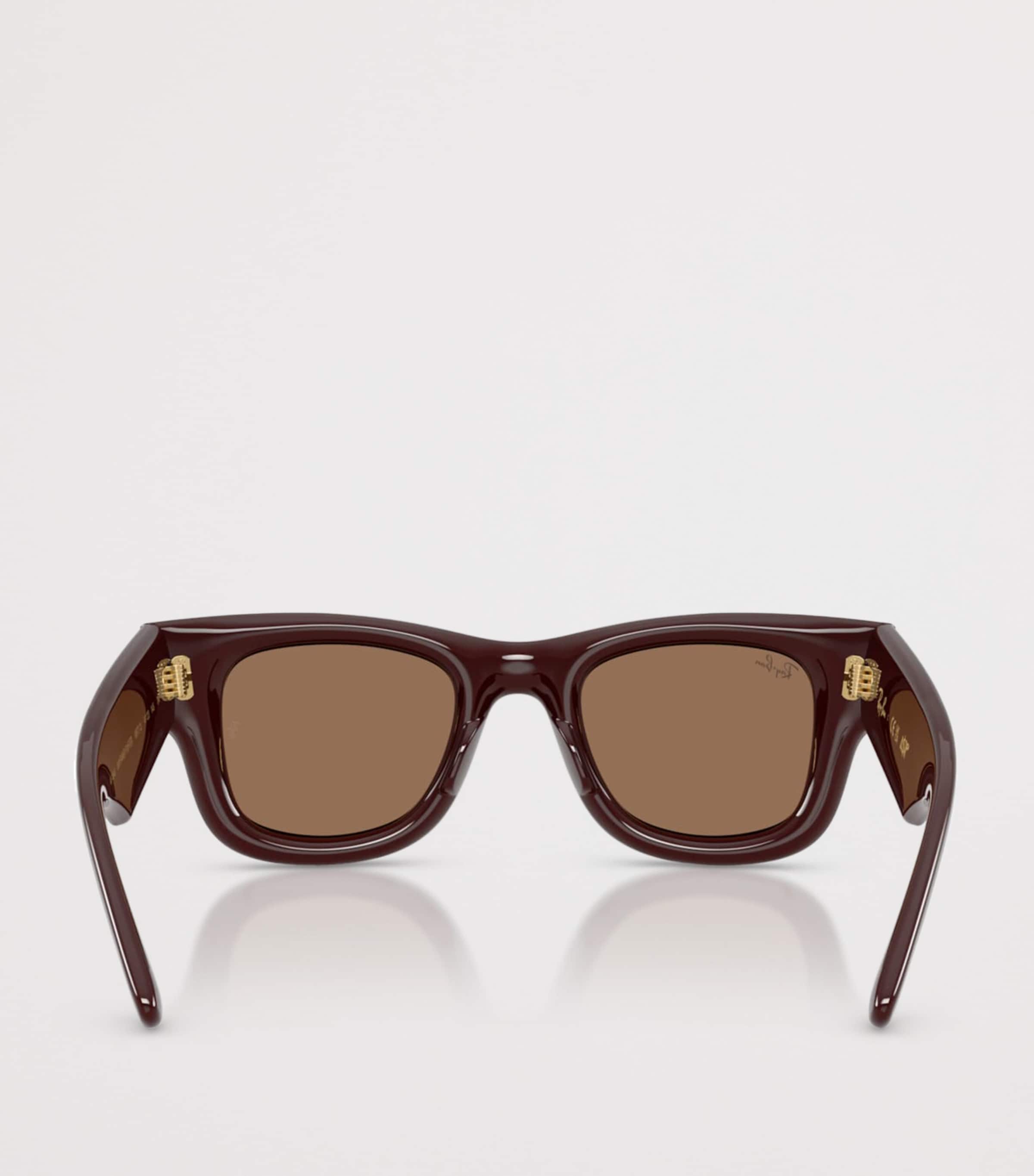 Ray-Ban Wayfarer Puffer Sunglasses Brown Image 4