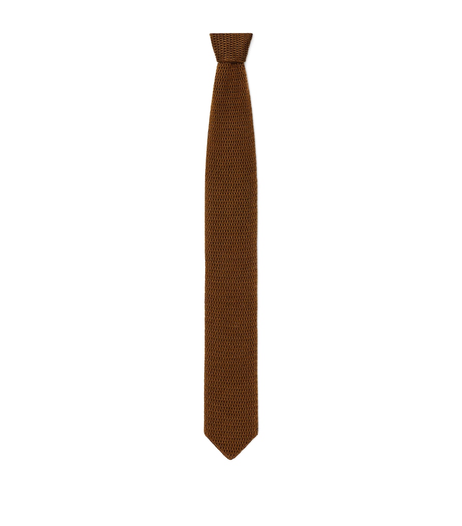 Givenchy Silk Knitted Tie Image 1