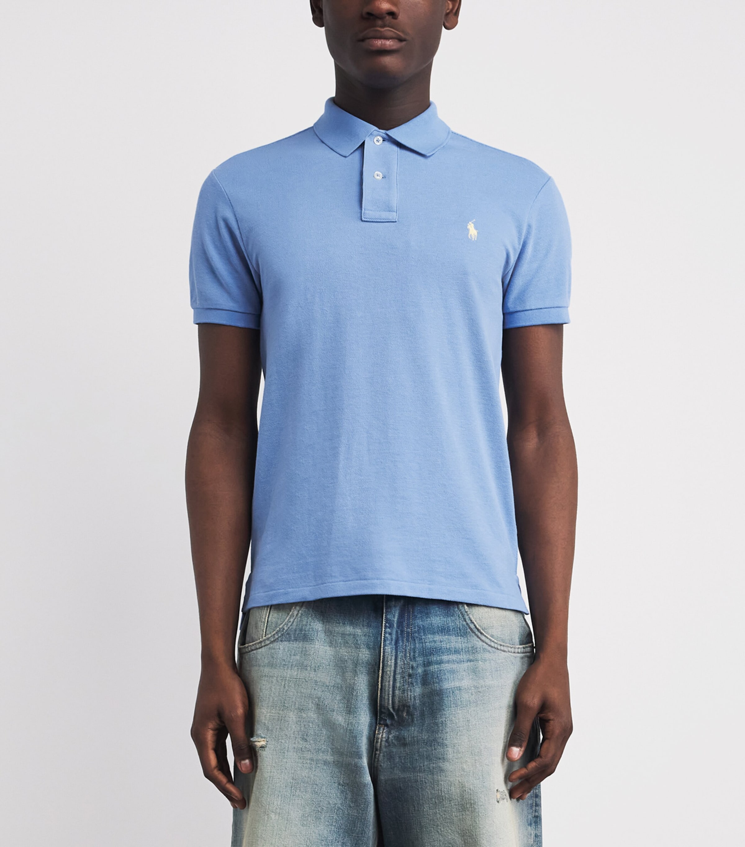 Polo Ralph Lauren Mens Cotton Mesh Pony Polo Shirt Bristol Image 4