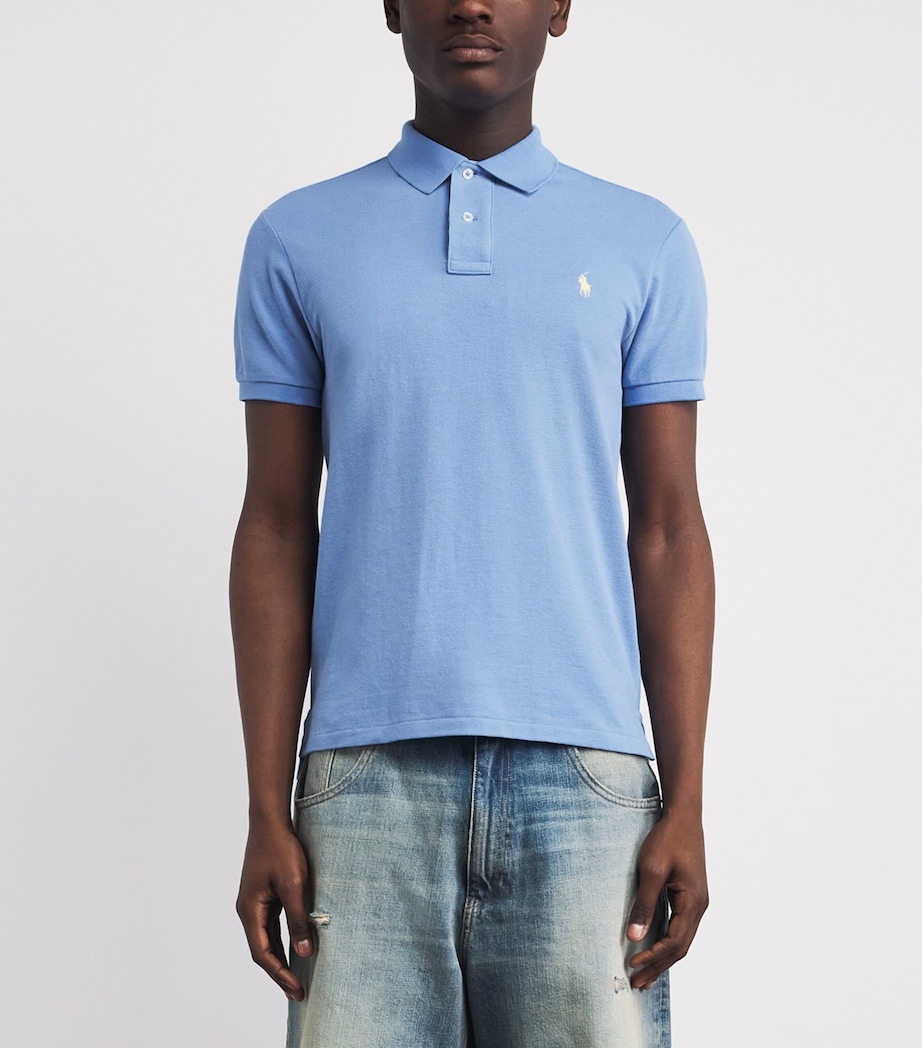 Polo Ralph Lauren Mens Cotton Mesh Pony Polo Shirt Bristol Image 4