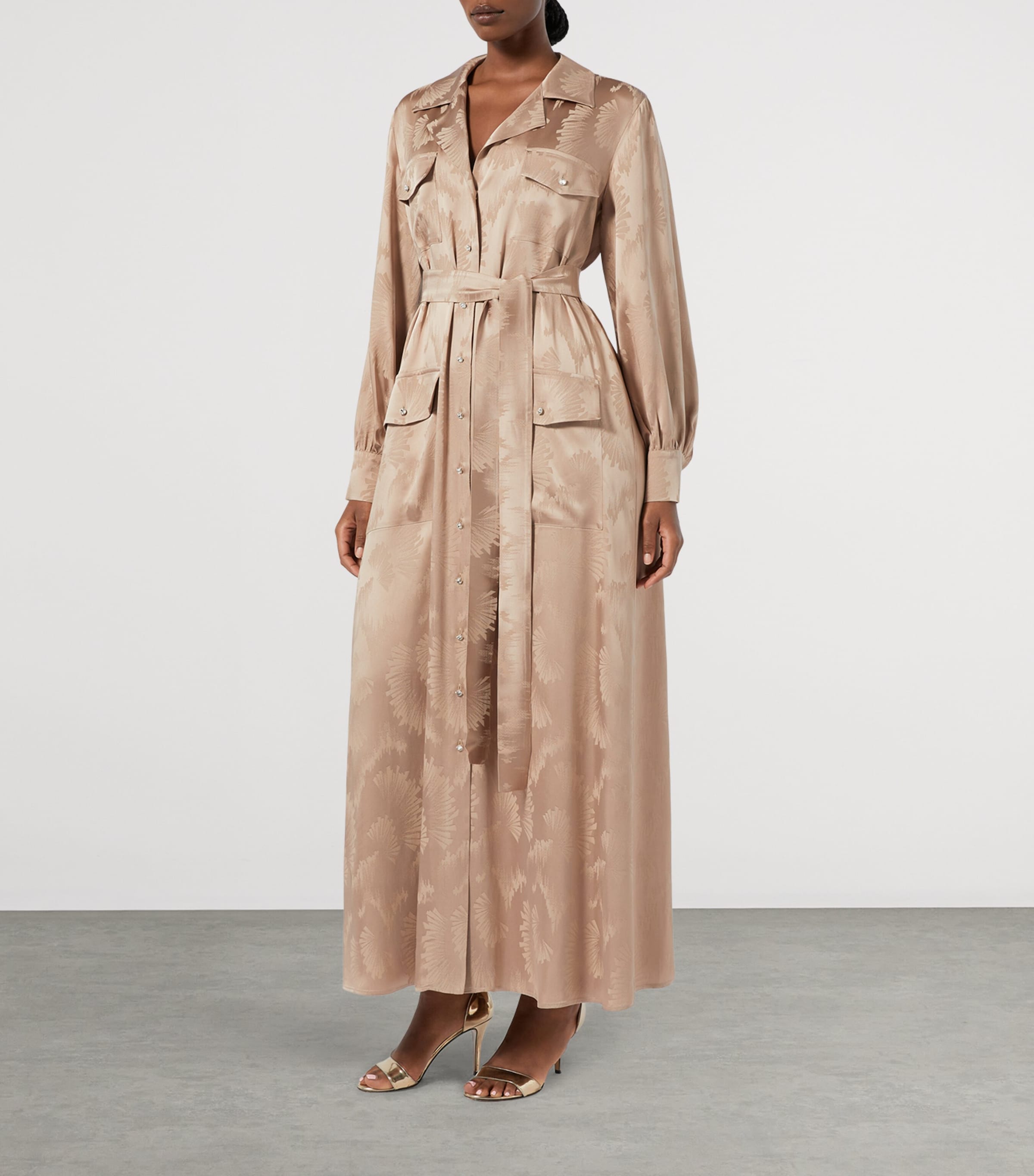 Printed Ottimo Maxi Dress BEIGE Image 2