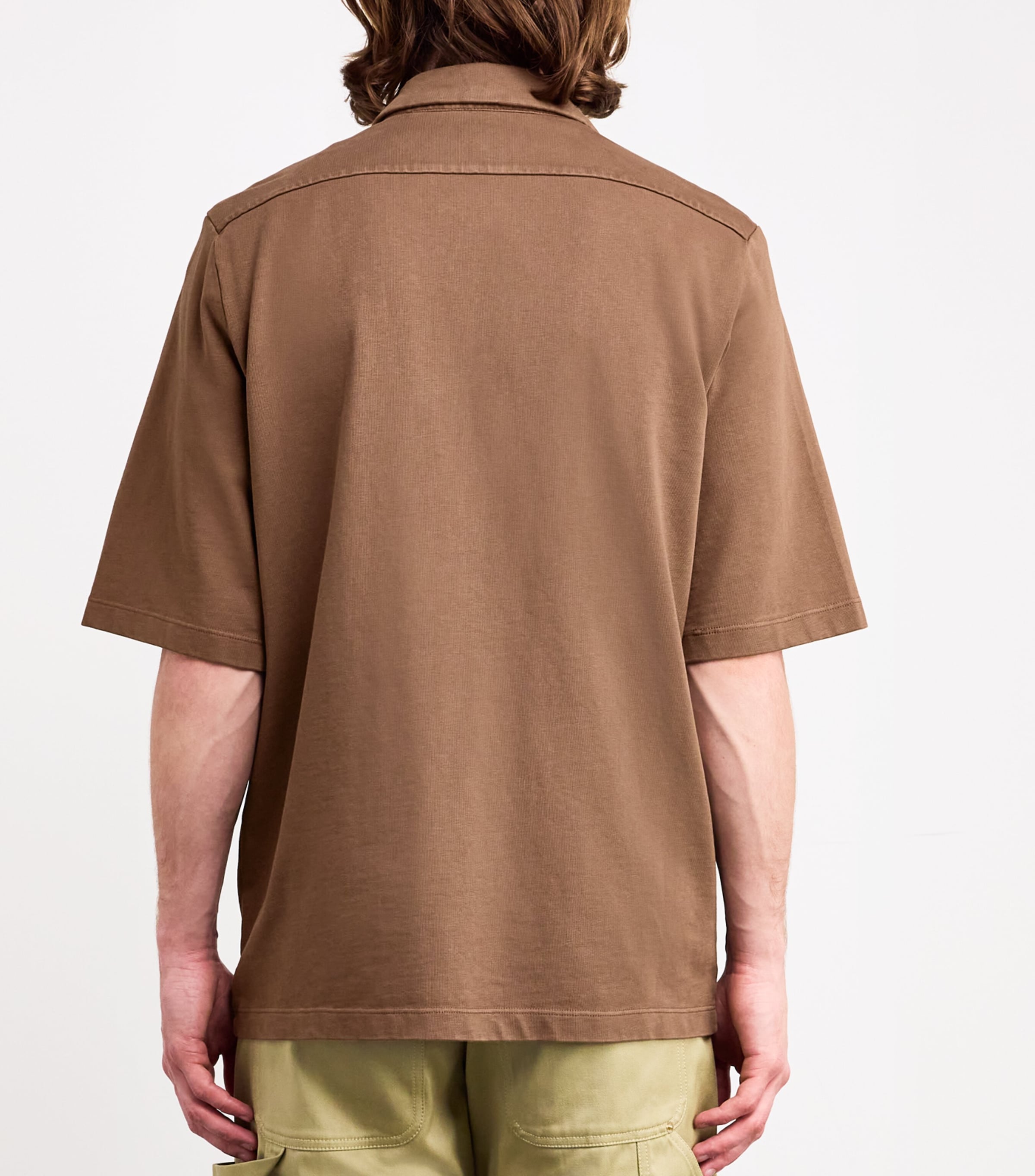 Cotton Zip-Up Overshirt 260 NOCE Image 4