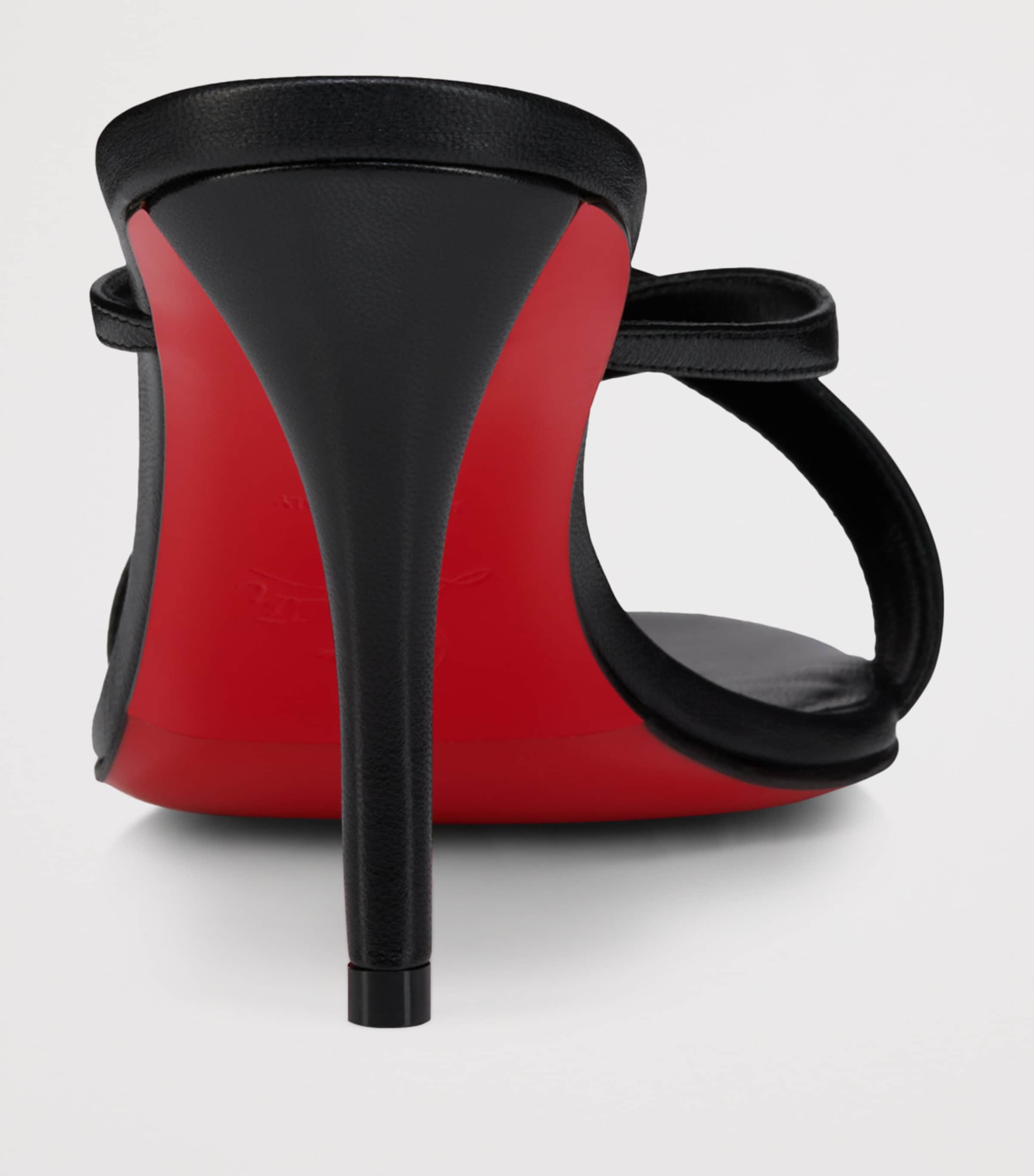 Christian Louboutin Strappy Leather Mules 80 Image 4
