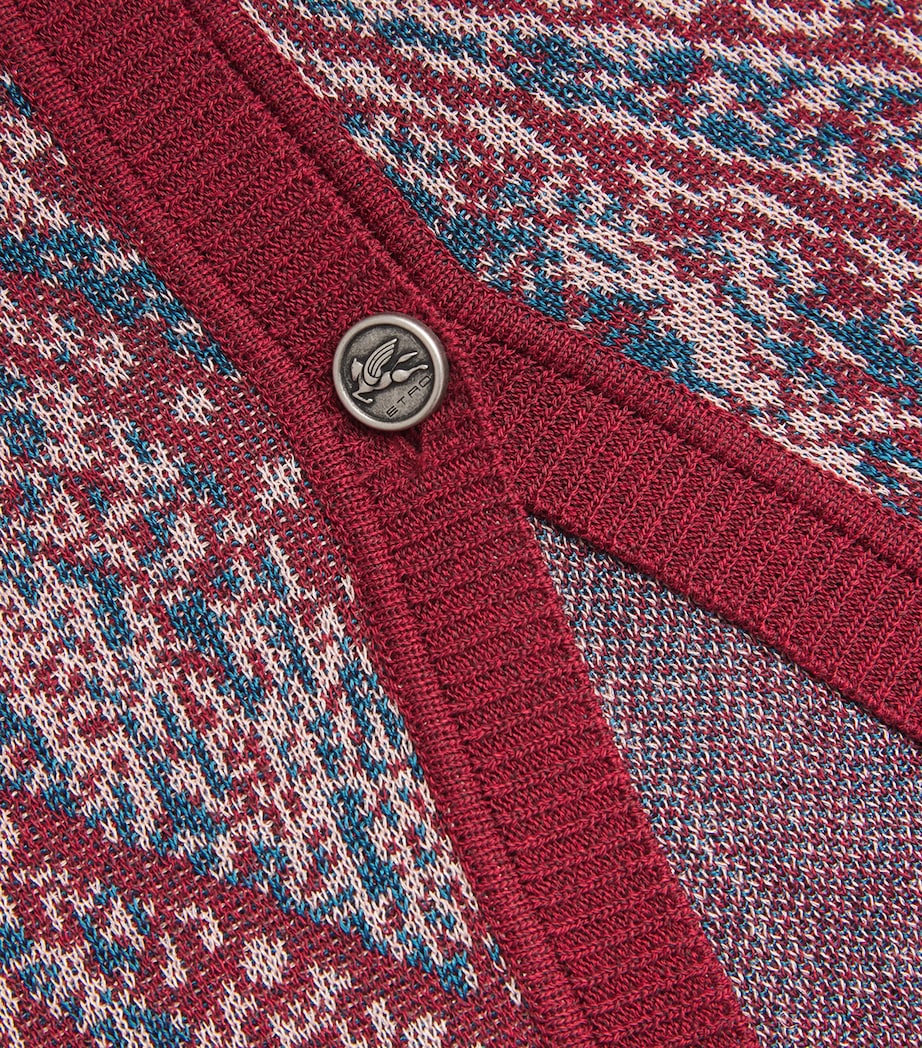 Jacquard Maxi Cardigan X0883 Image 5