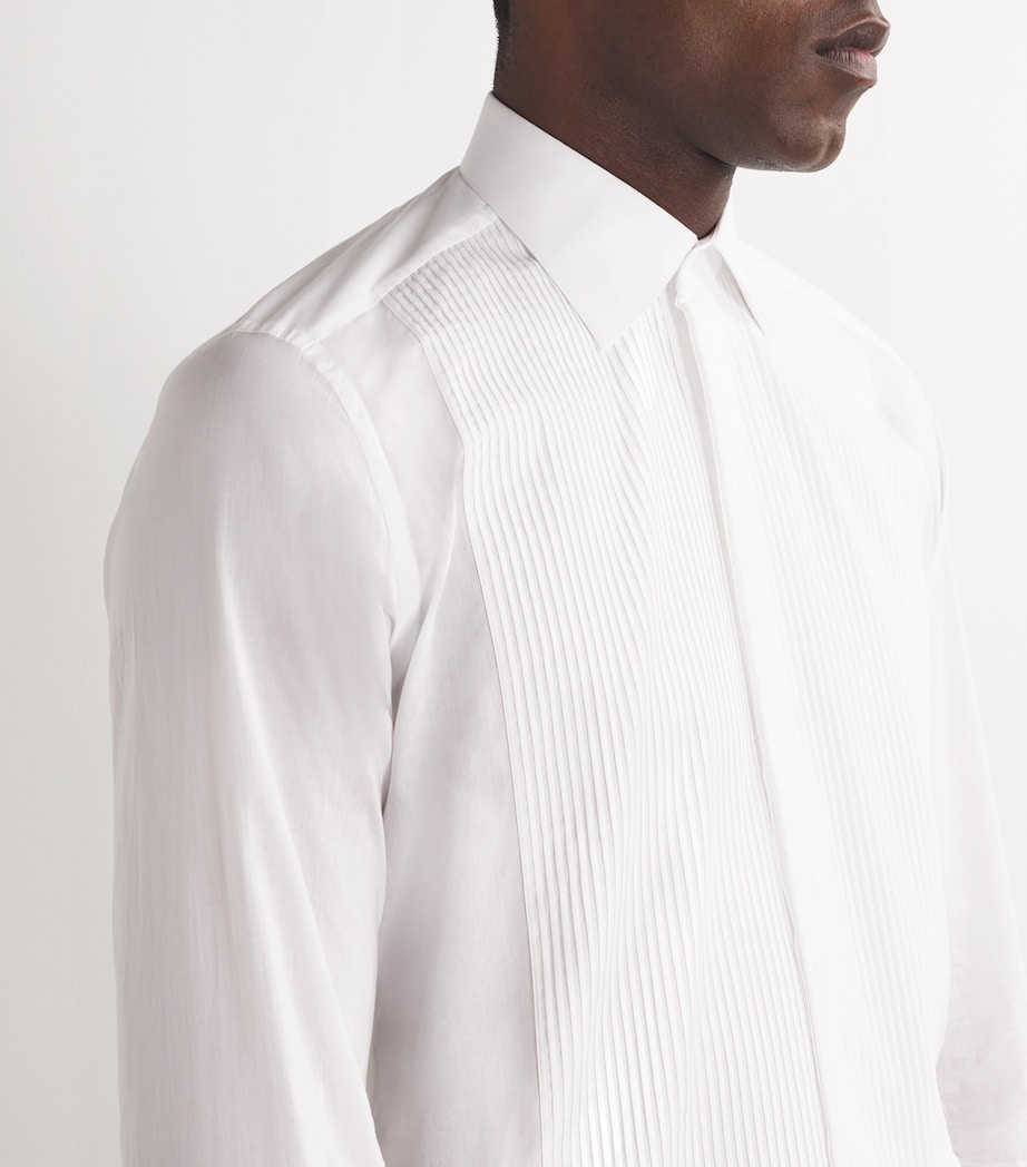 Cotton Plastron-Detail Shirt 9000 Image 6